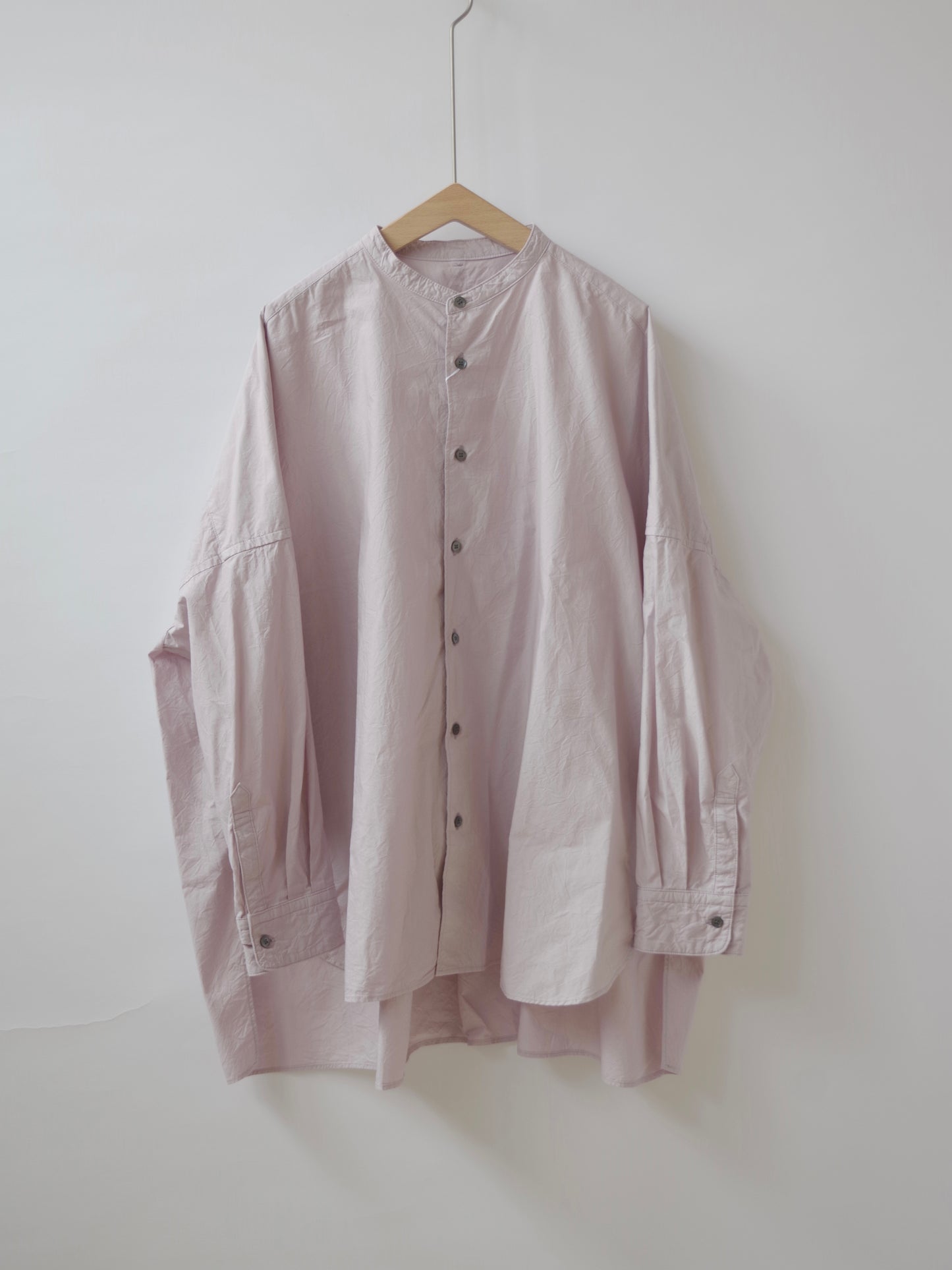 コットンキャッチワッシャー ワイドブラウス (4 color)| yuni