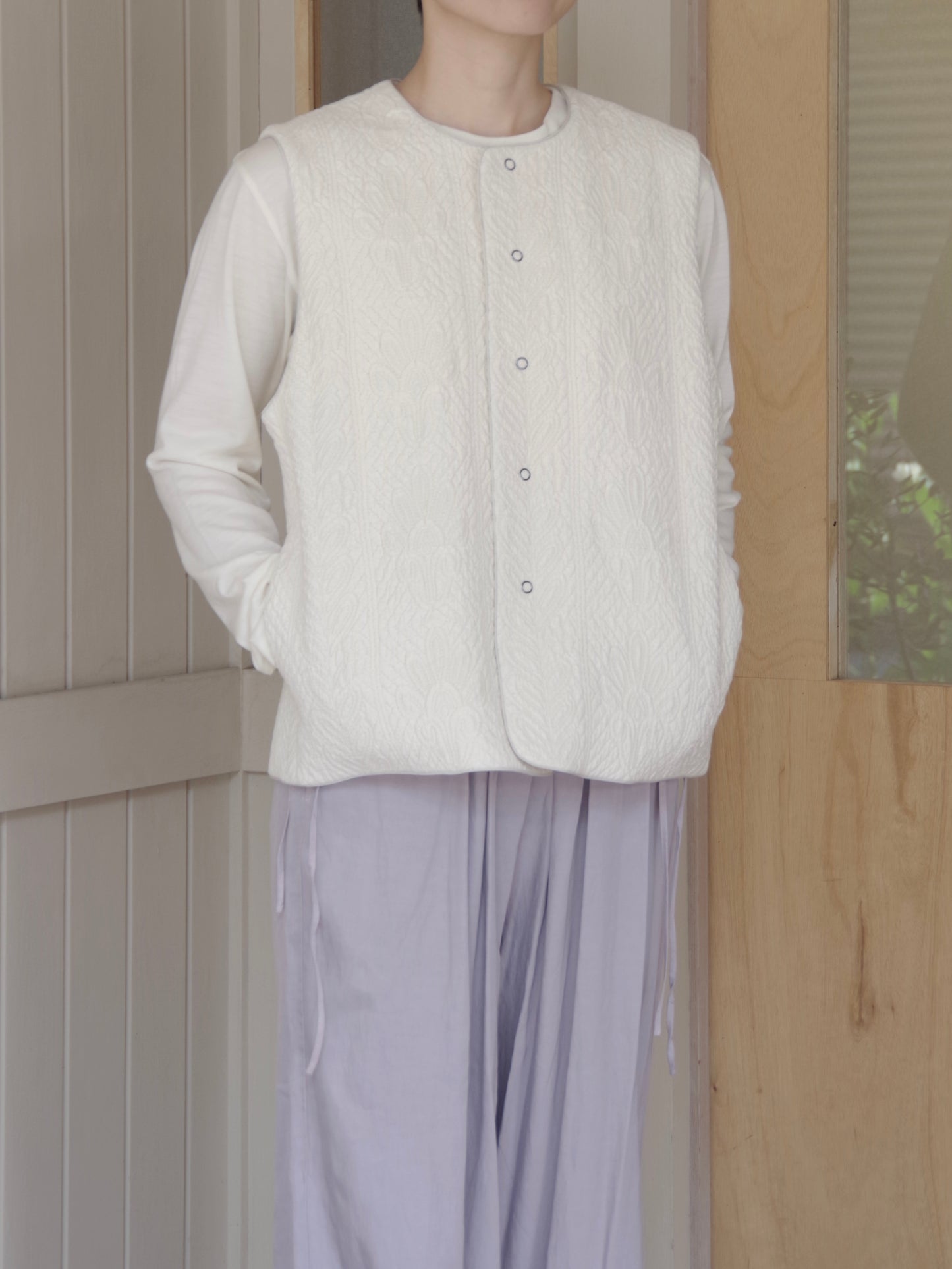 boutis jacquard ベスト ( 2color) | qiri