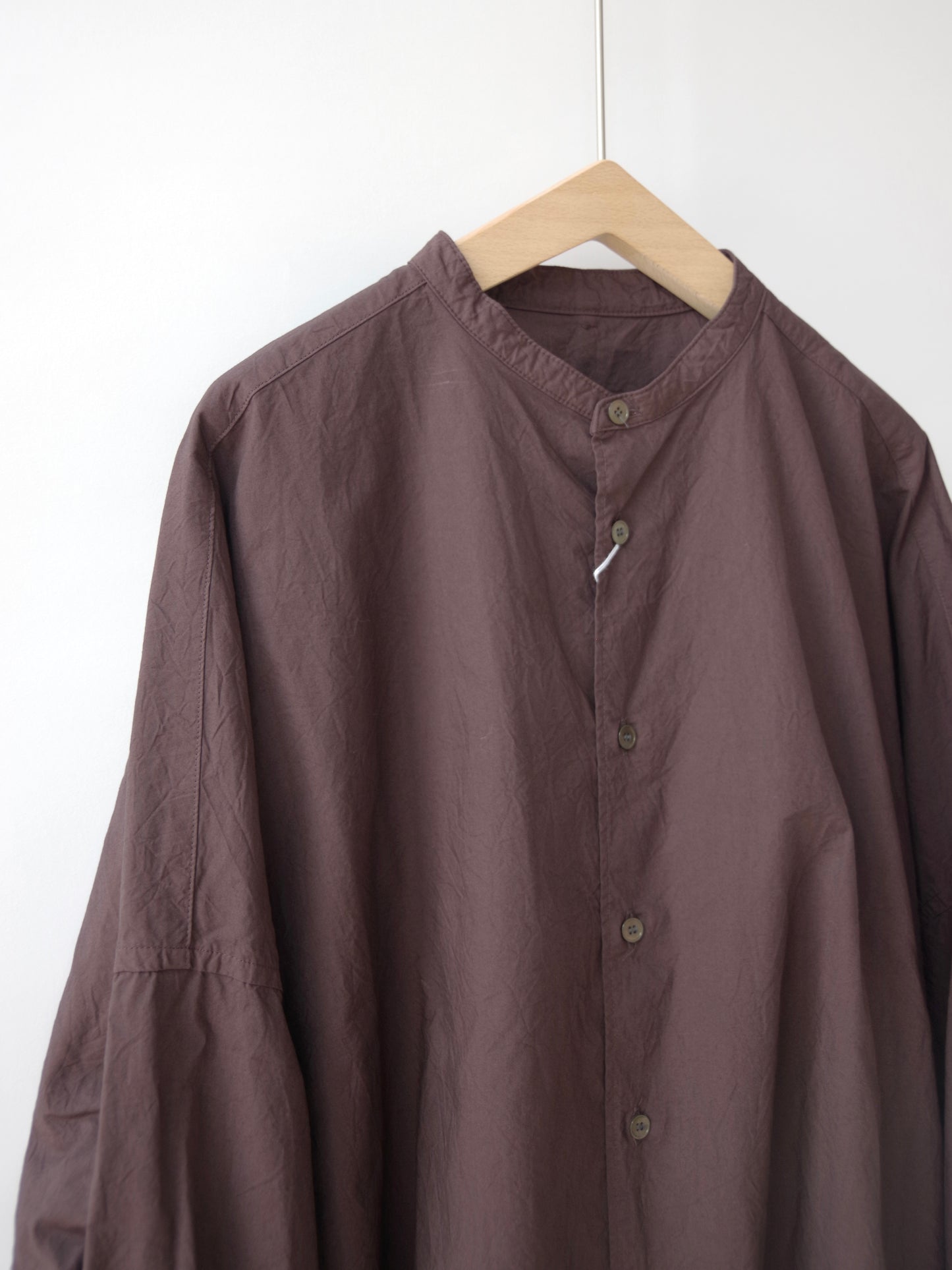 コットンキャッチワッシャー ワイドブラウス (4 color)| yuni