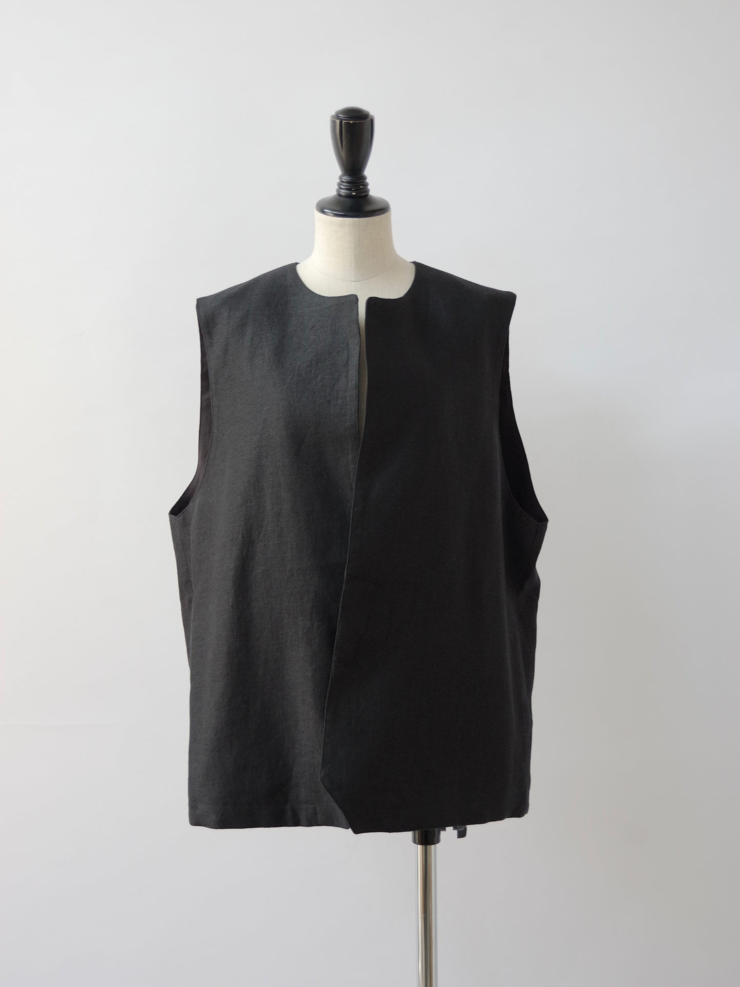 LINEN VEST ( 2 color) | sisisi