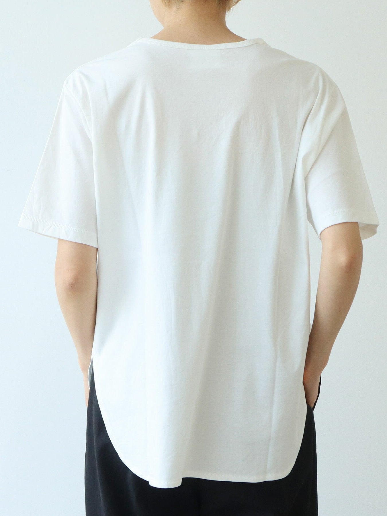 80/- スムース水起毛 半袖プルオーバー (3 colors) | yuni