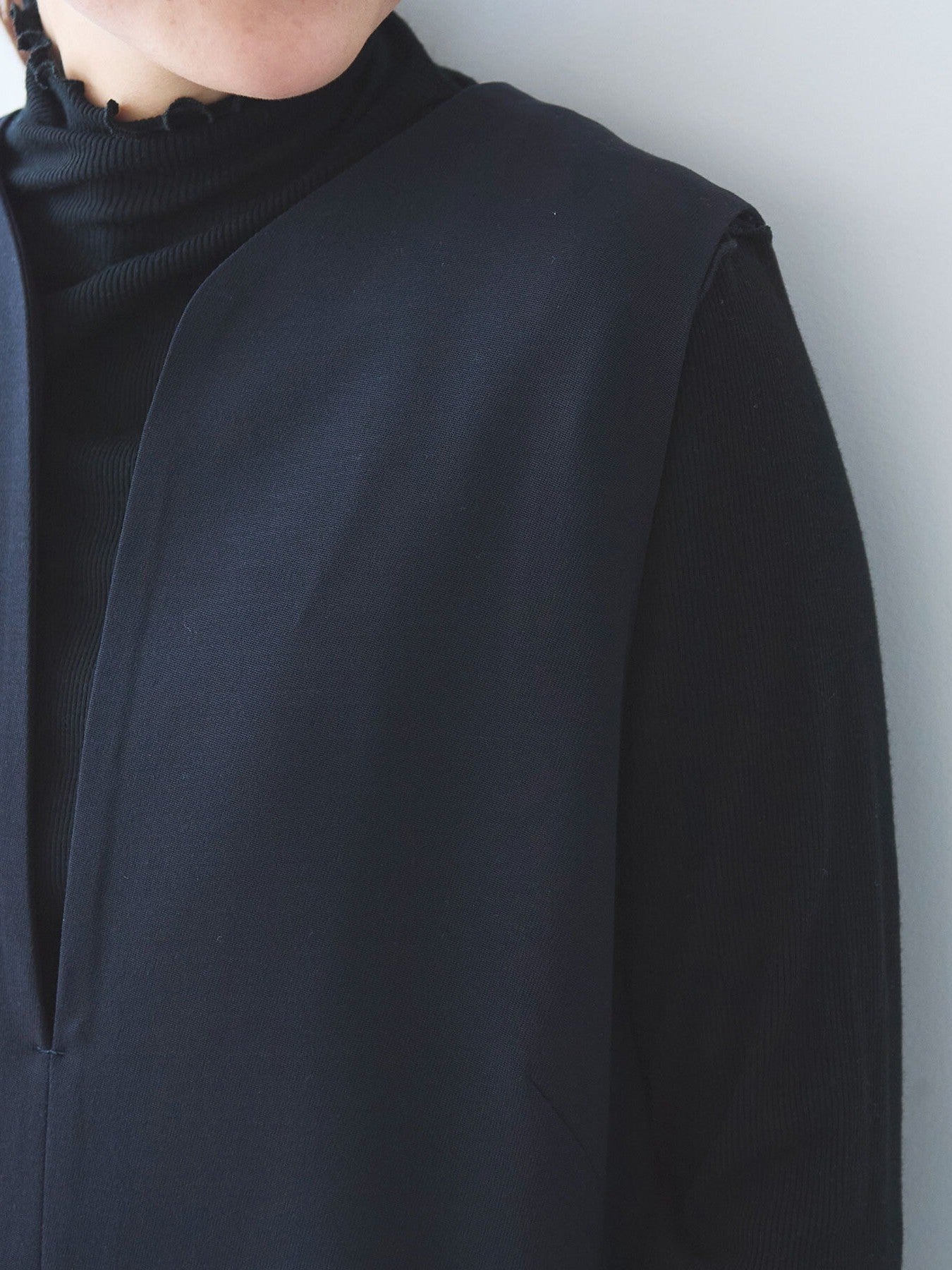 レーヨンウール slit neck jumper スカート | yuni