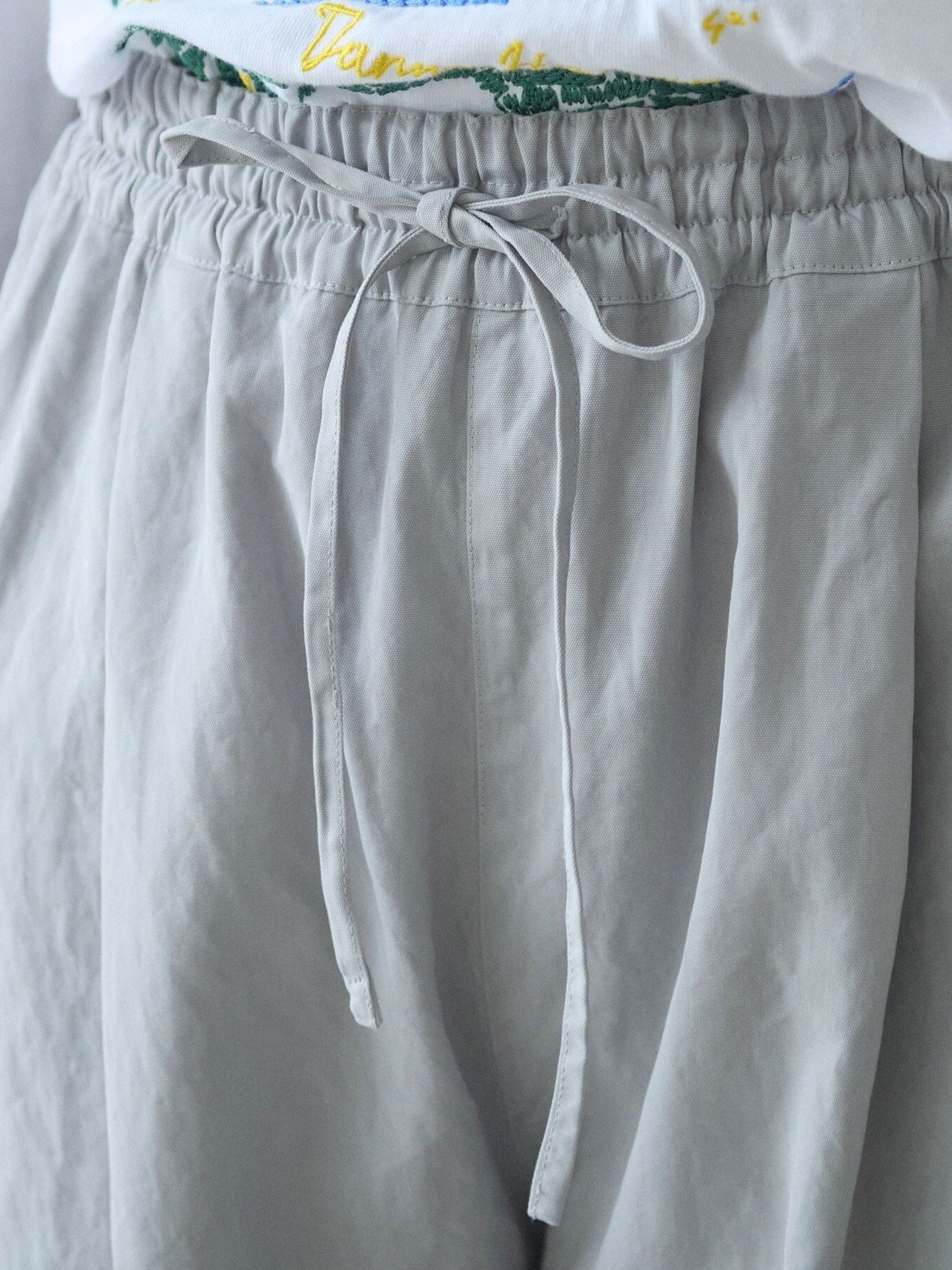 hightwist コットン product dye イージーパンツ(3 colors) | yuni