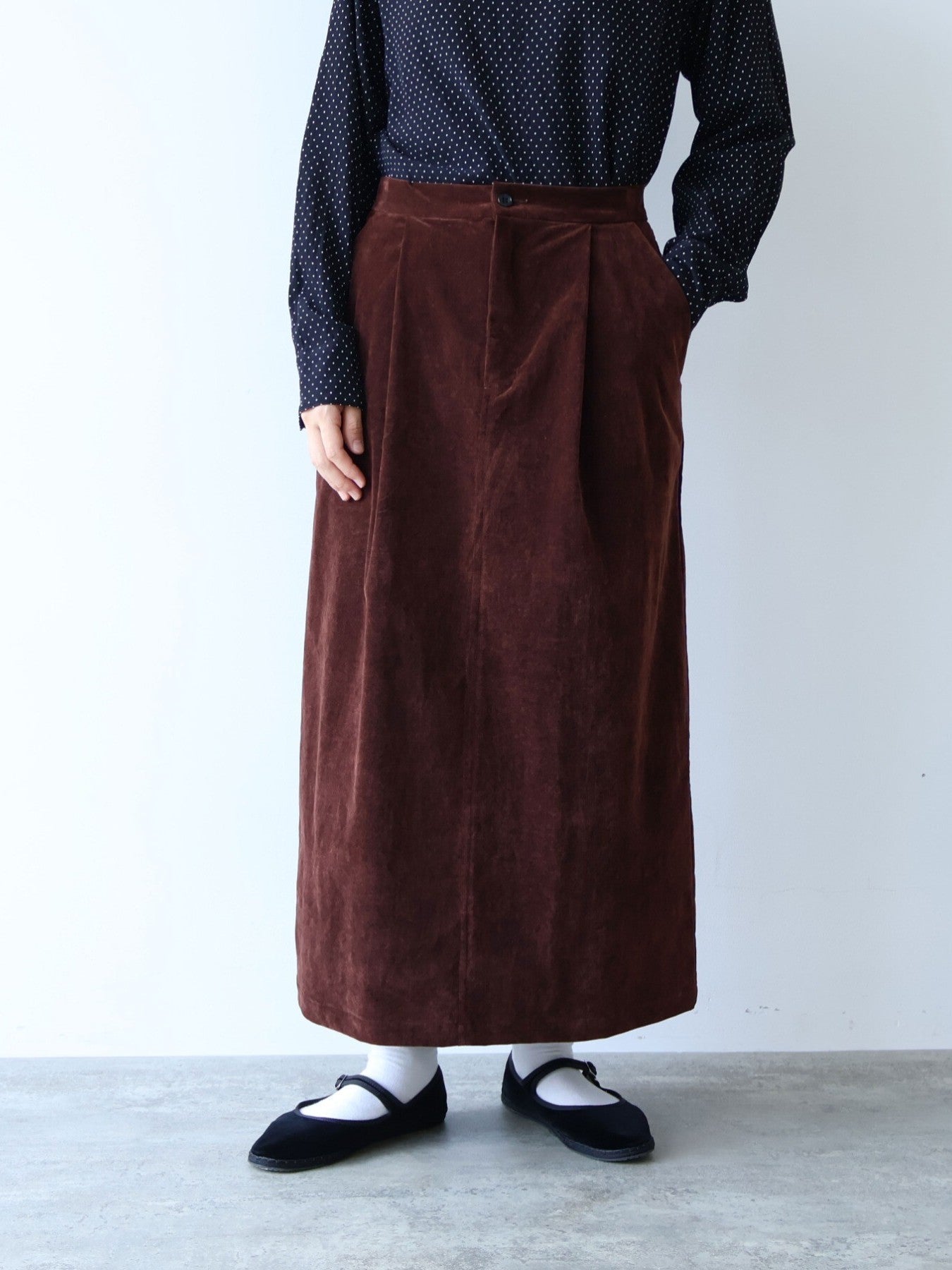 シャンブレーコールスカート ( 3 colors) | yuni