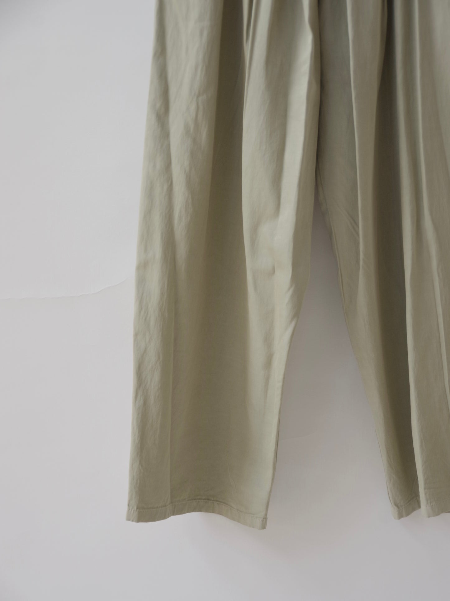 レーヨン/キュプラ twill product dye drawstrings パンツ ( 3 colors) | yuni