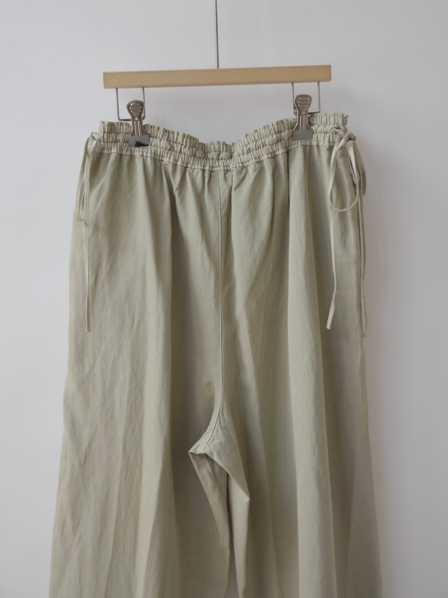 レーヨン/キュプラ twill product dye drawstrings パンツ ( 3 colors) | yuni