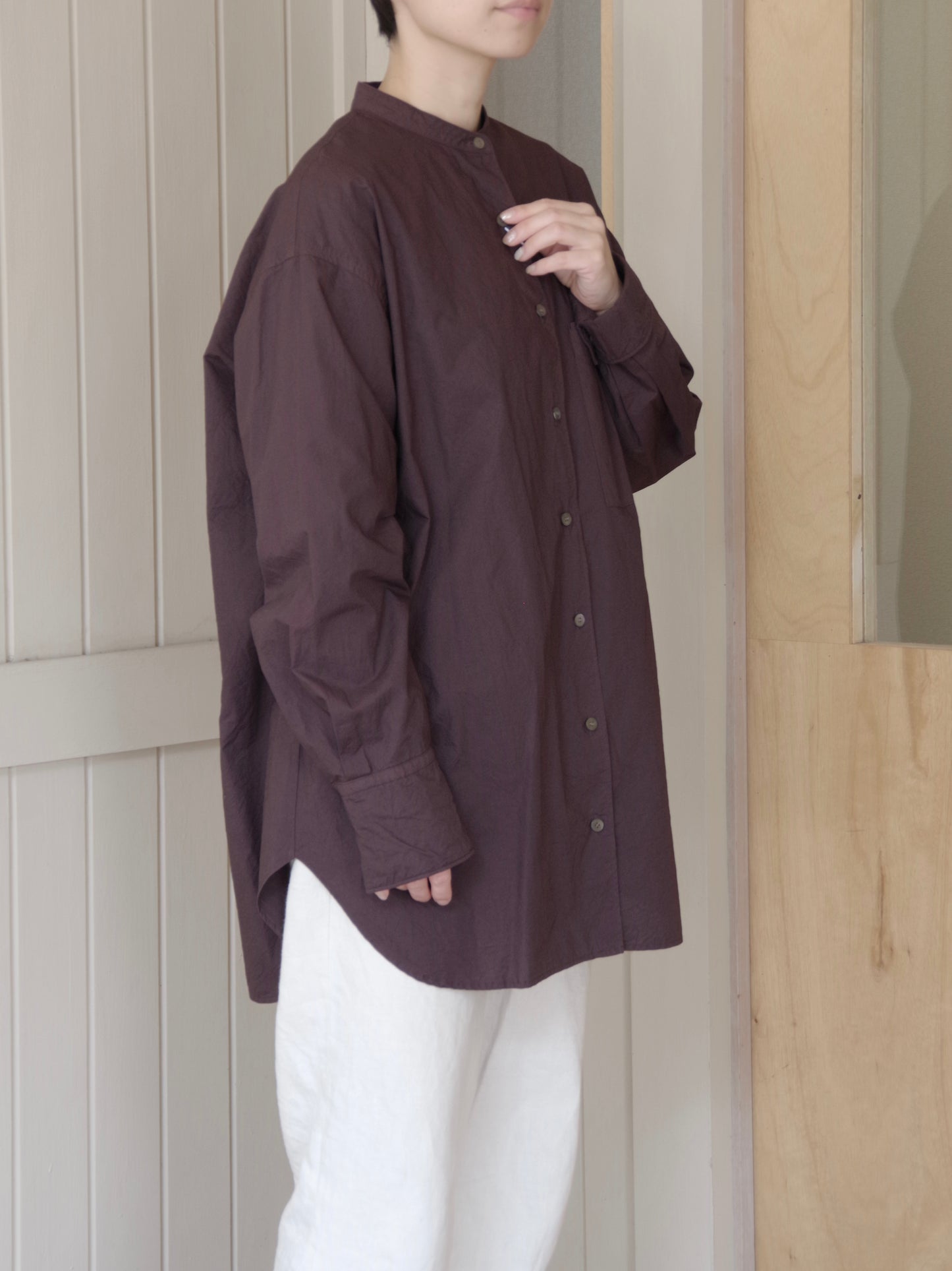 コットンキャッチワッシャーmoe sleeves バックリボン ブラウス ( 3 colors) | yuni