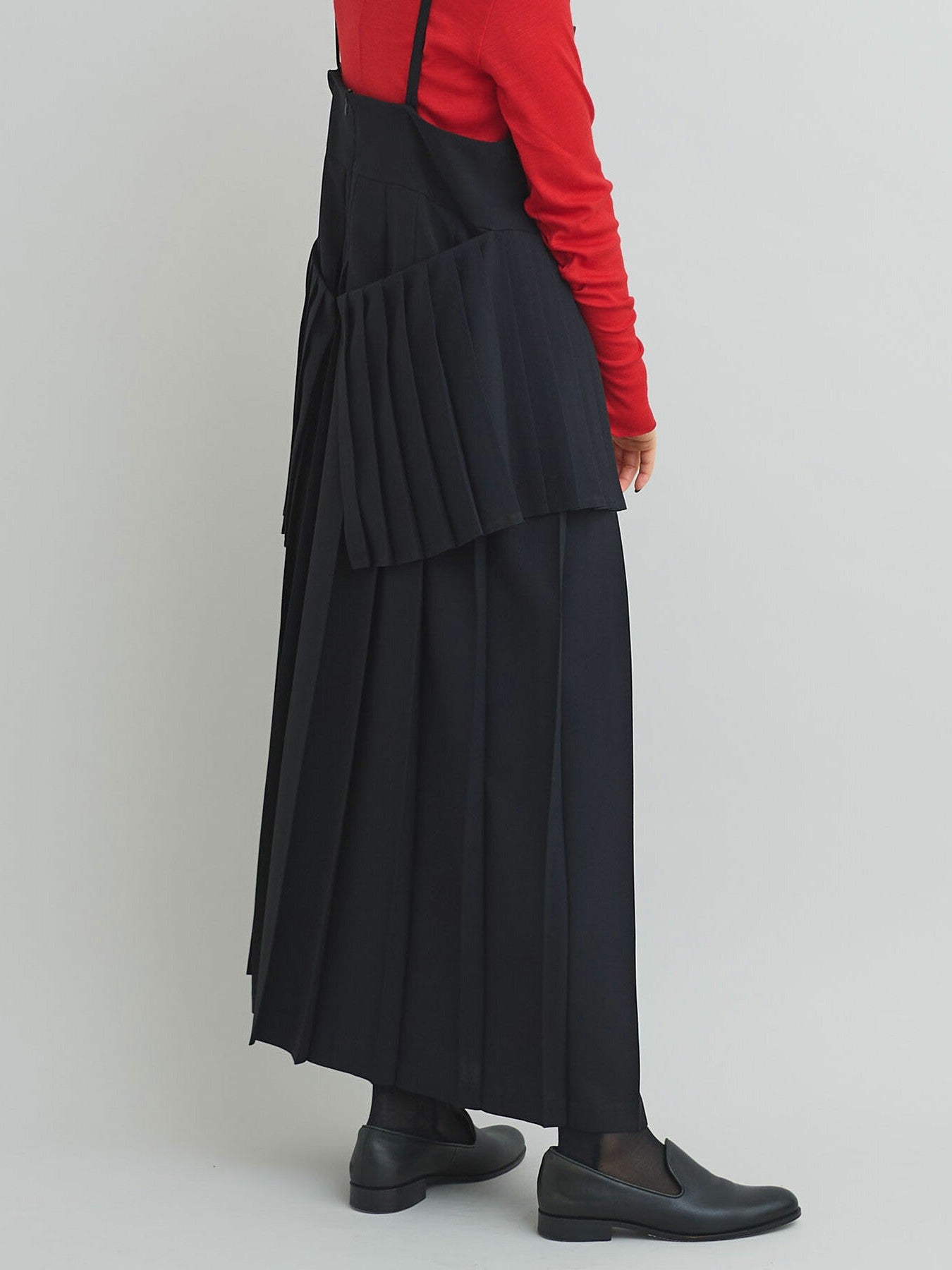 トロピカルワッシャー プリーツ キャミ ワンピース | iki