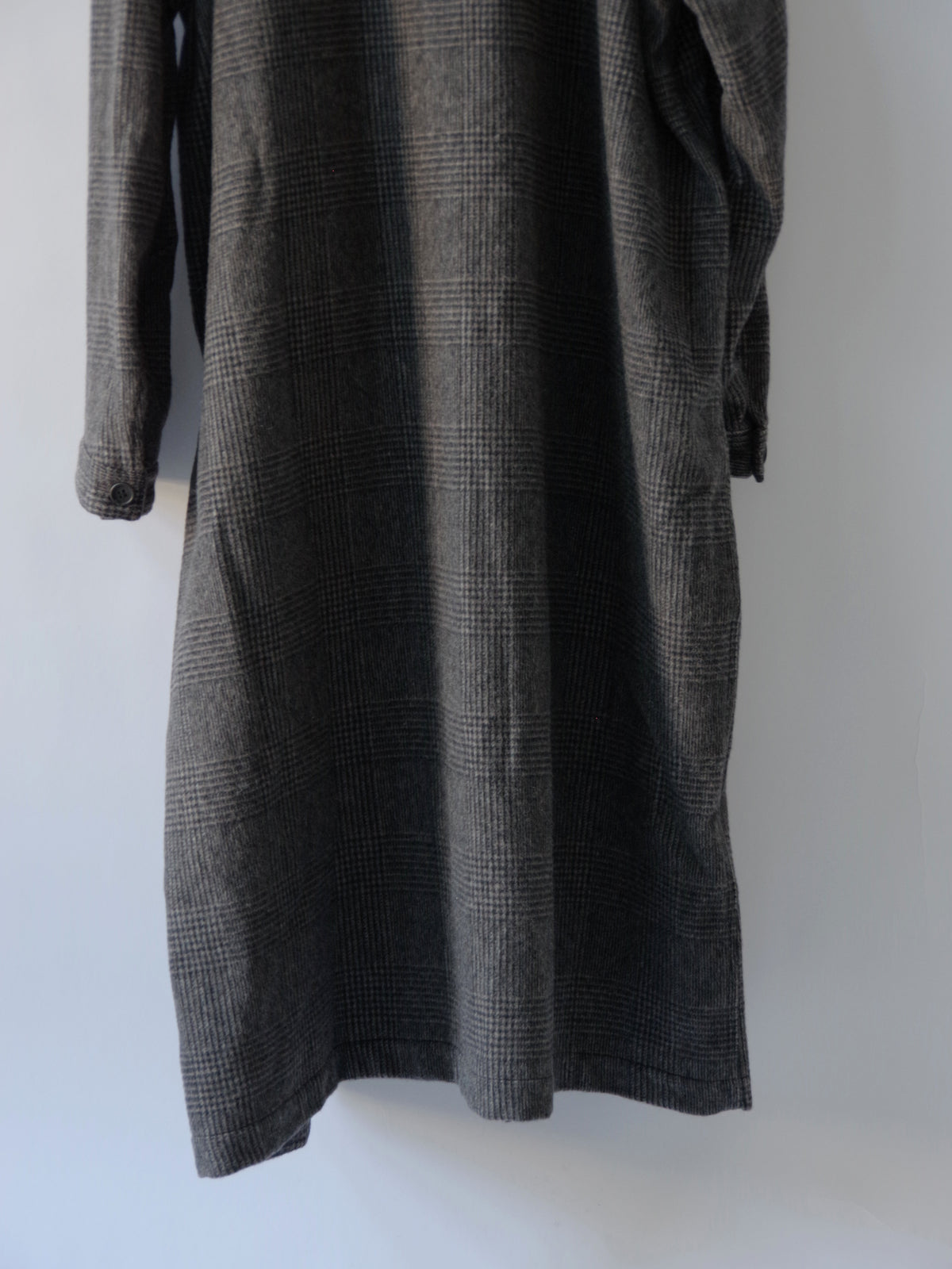 リニューアルビーバーグレンチェック ステンカラーコート | TISSU