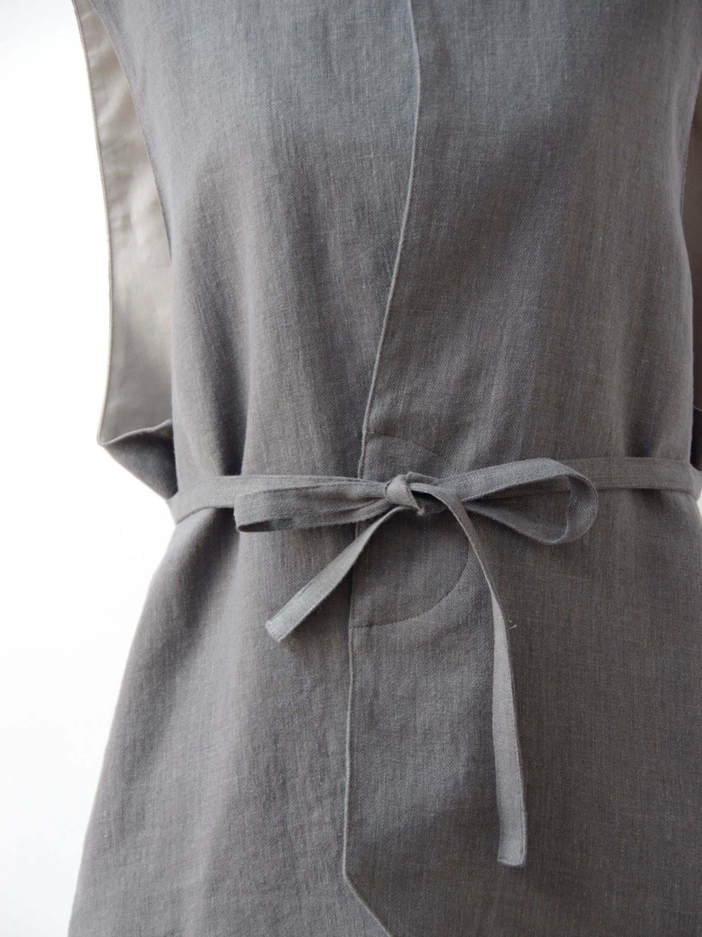 LINEN VEST ( 2 color) | sisisi