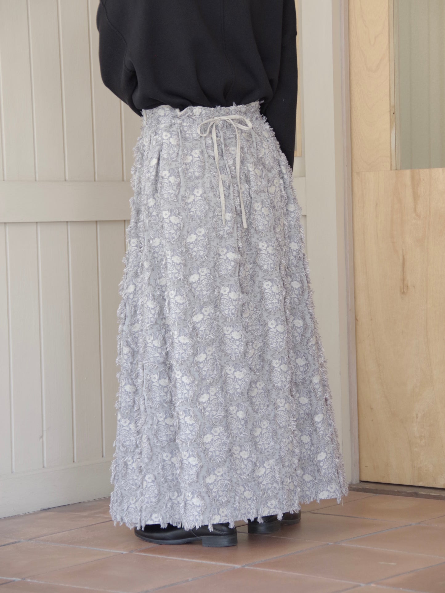 花野風jacquard スカート ( 2 color) | qiri
