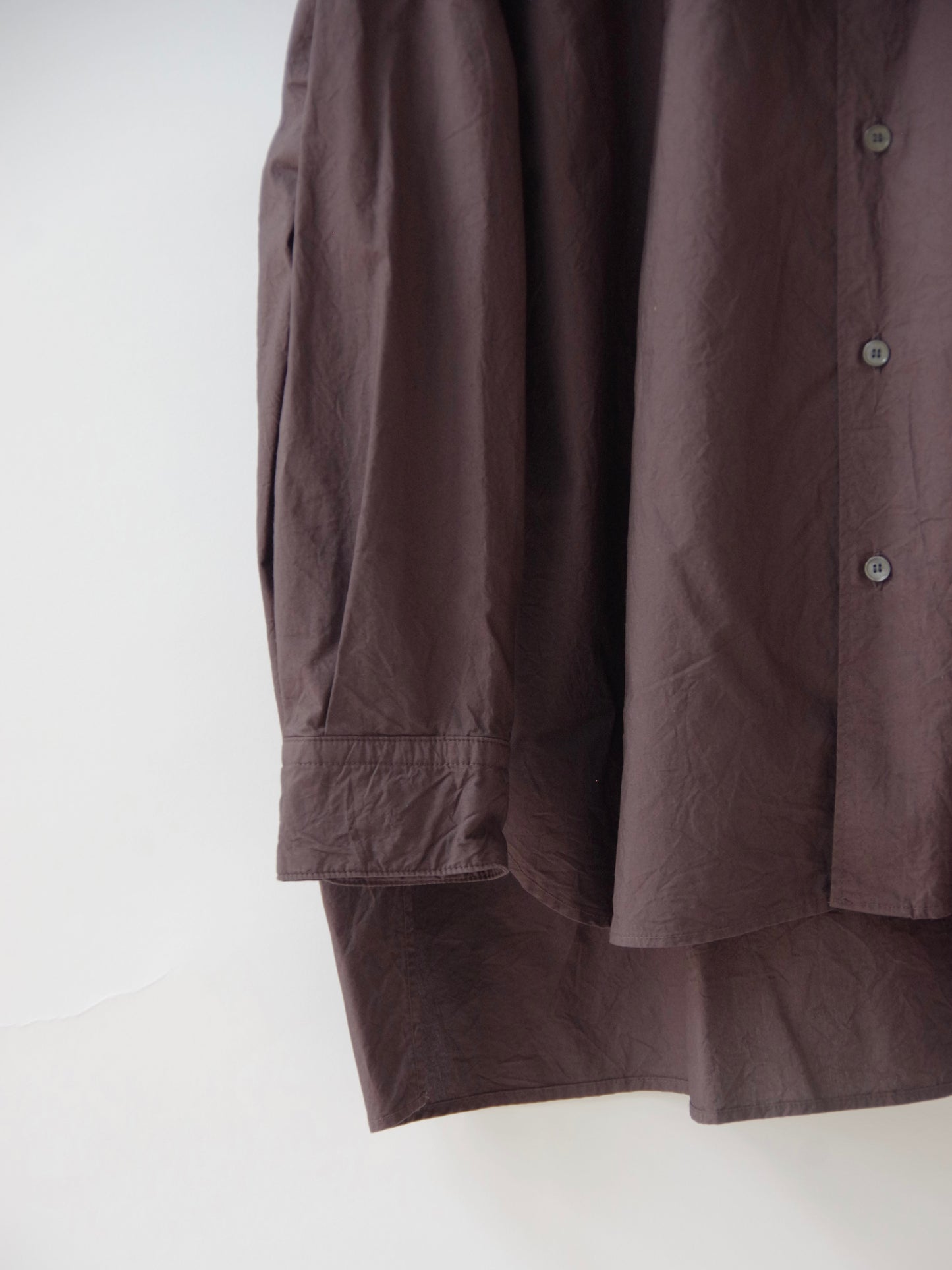 コットンキャッチワッシャー ワイドブラウス (4 color)| yuni