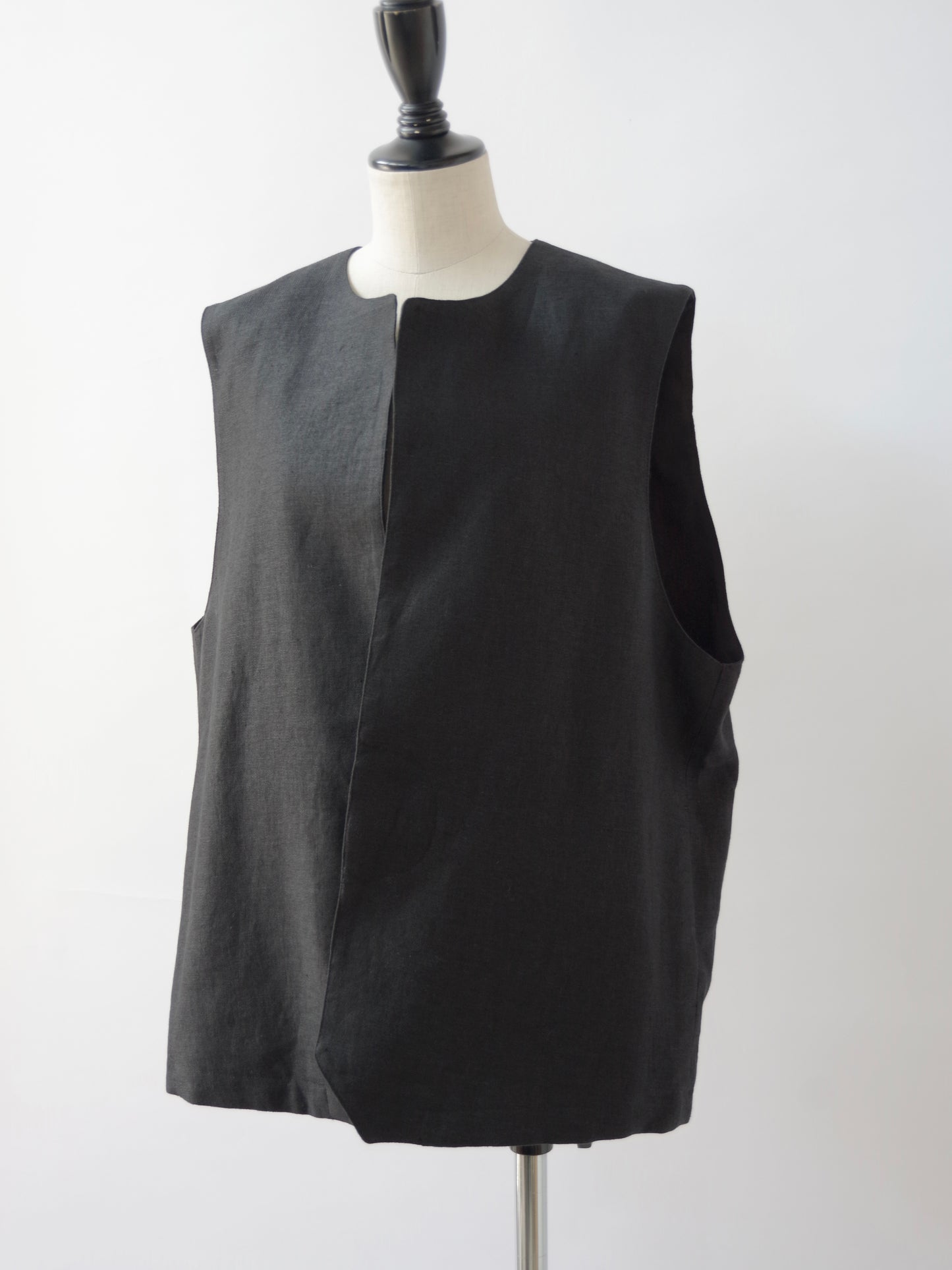 LINEN VEST ( 2 color) | sisisi