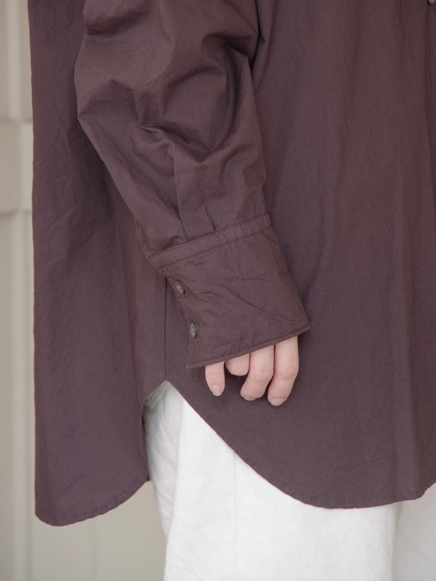 コットンキャッチワッシャーmoe sleeves バックリボン ブラウス ( 3 colors) | yuni