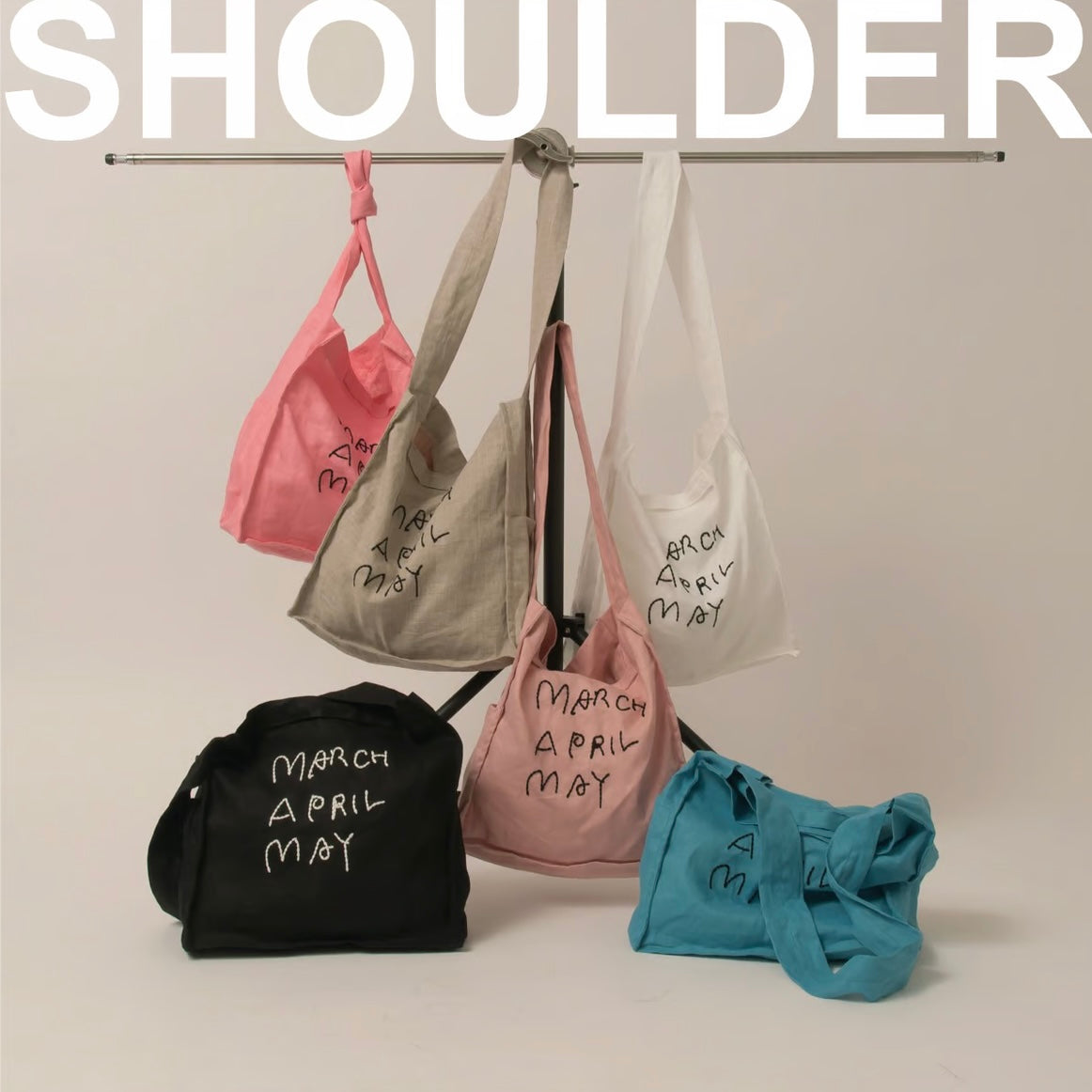 リネンショルダーバッグ 13L | march april may