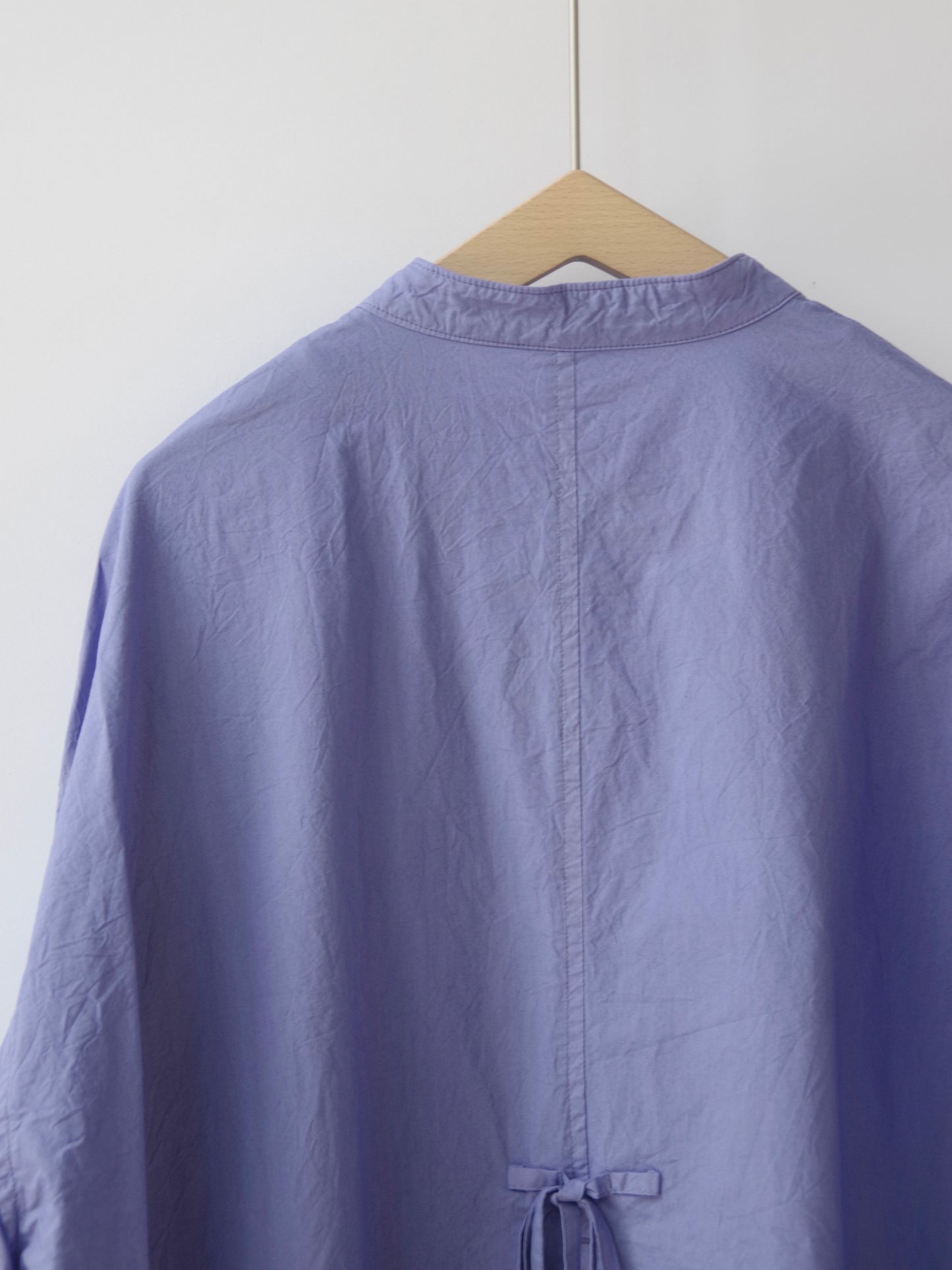 コットンキャッチワッシャーmoe sleeves バックリボン ブラウス ( 3 colors) | yuni