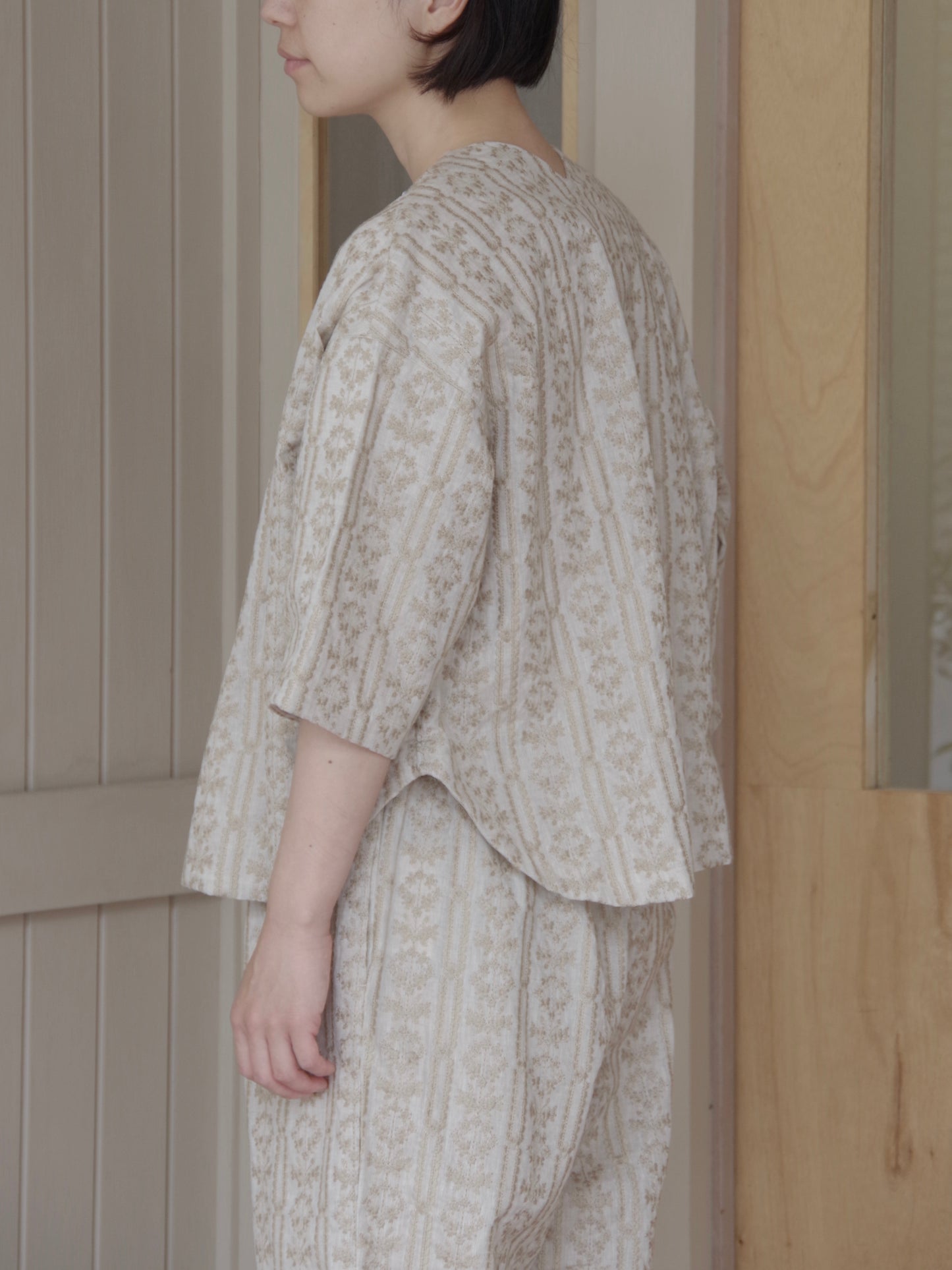 L/embroidely haori ブラウス | yuni
