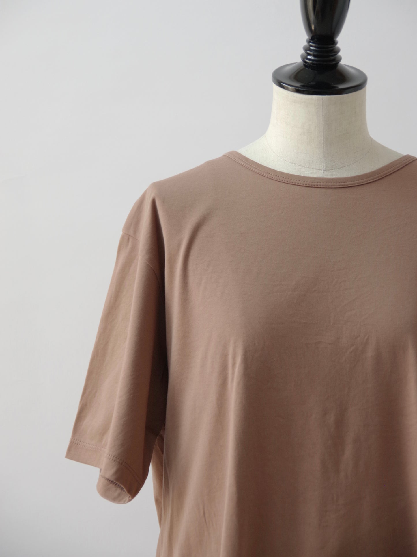80/- スムース水起毛 半袖プルオーバー (3 colors) | yuni