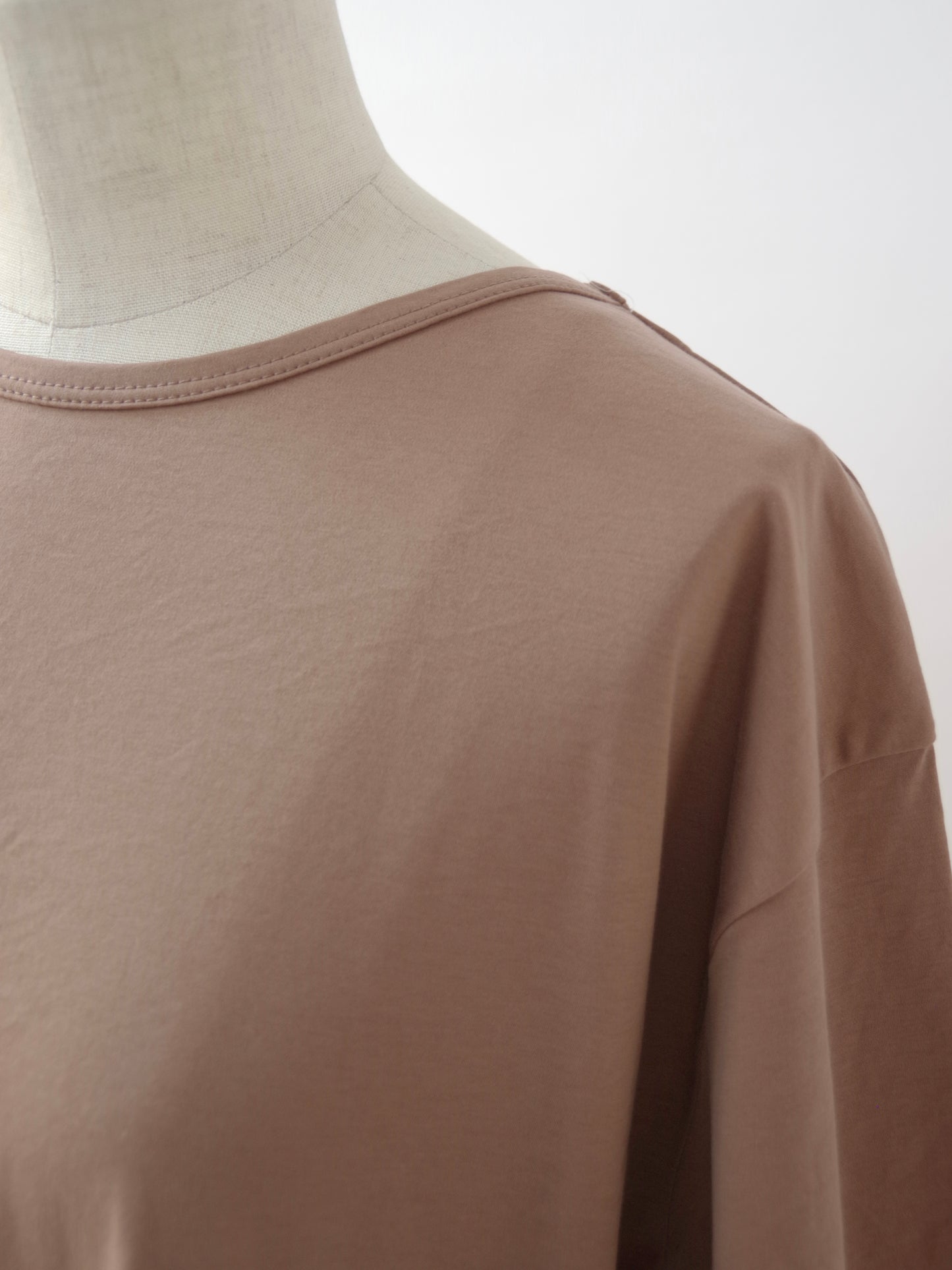 80/- スムース水起毛 半袖プルオーバー (3 colors) | yuni