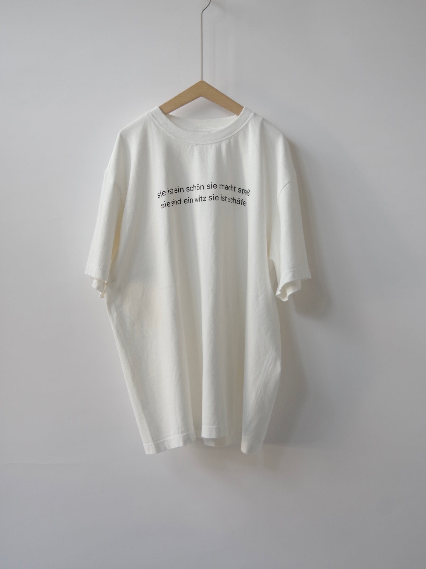 製品染めロゴプリント BIG Tシャツ | iki