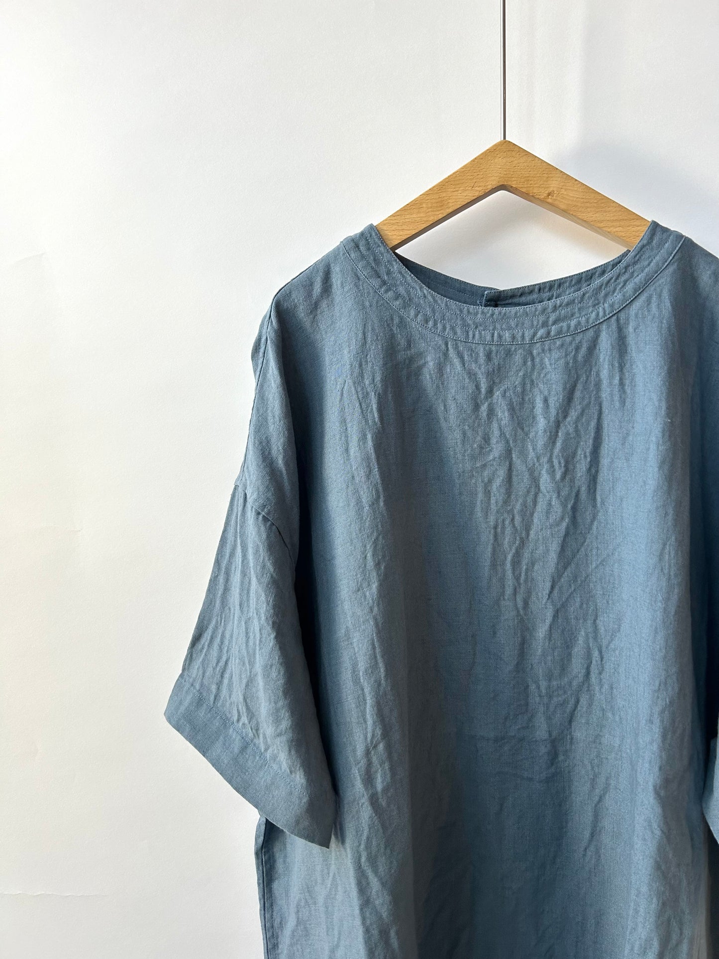 トリプルワッシャーリネンバックボタンシャツ size3 | TISSU
