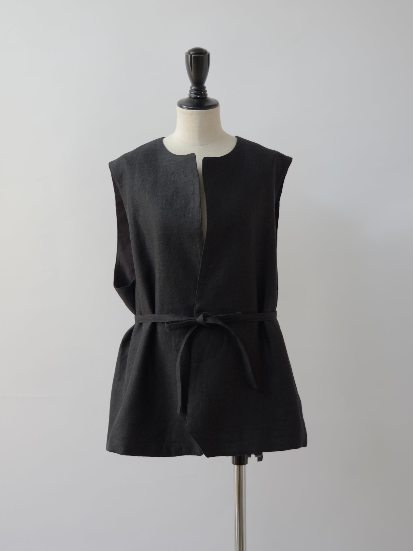 LINEN VEST ( 2 color) | sisisi