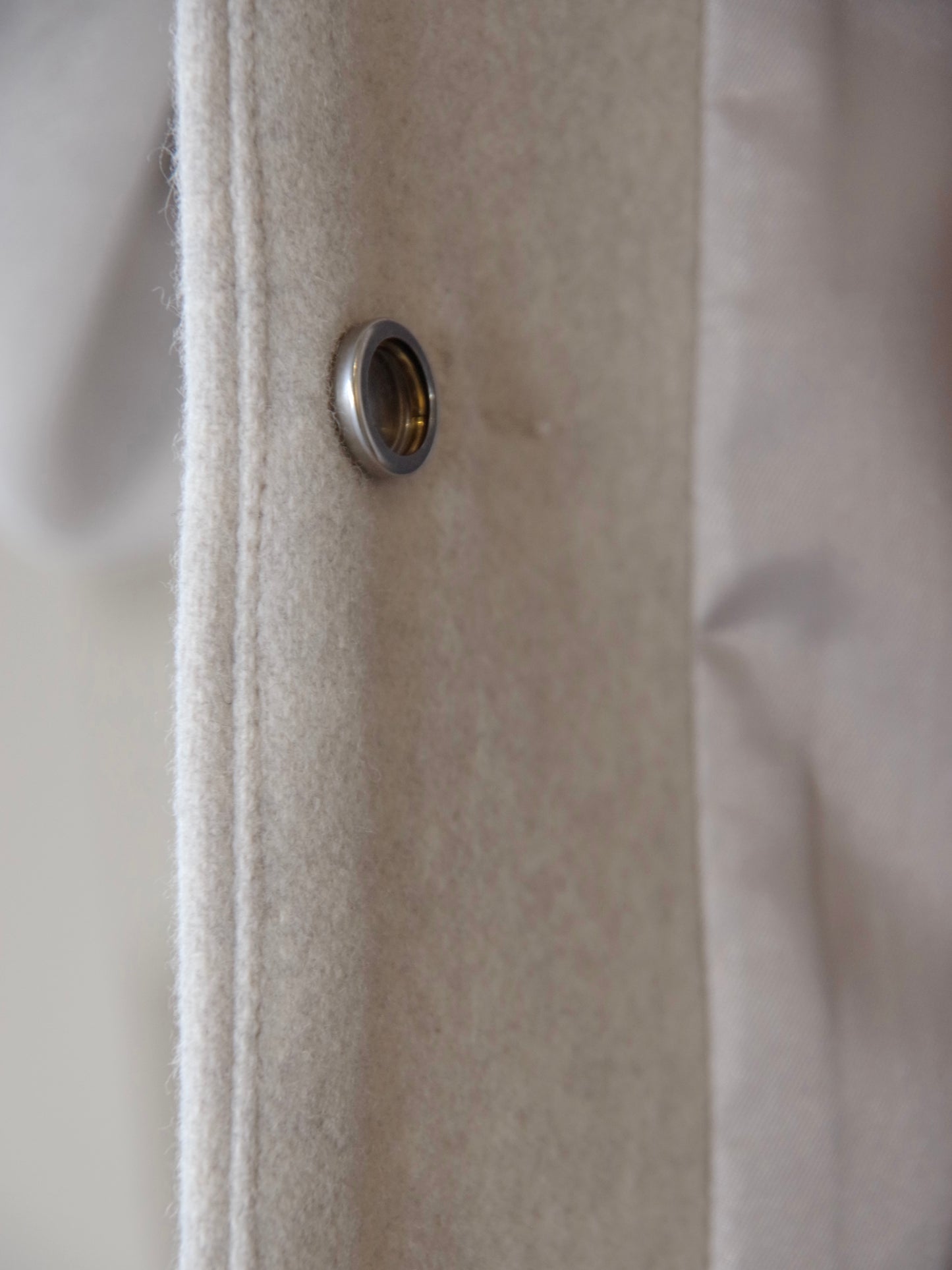 ウールsuper100 middle length cocoonコート | yuni