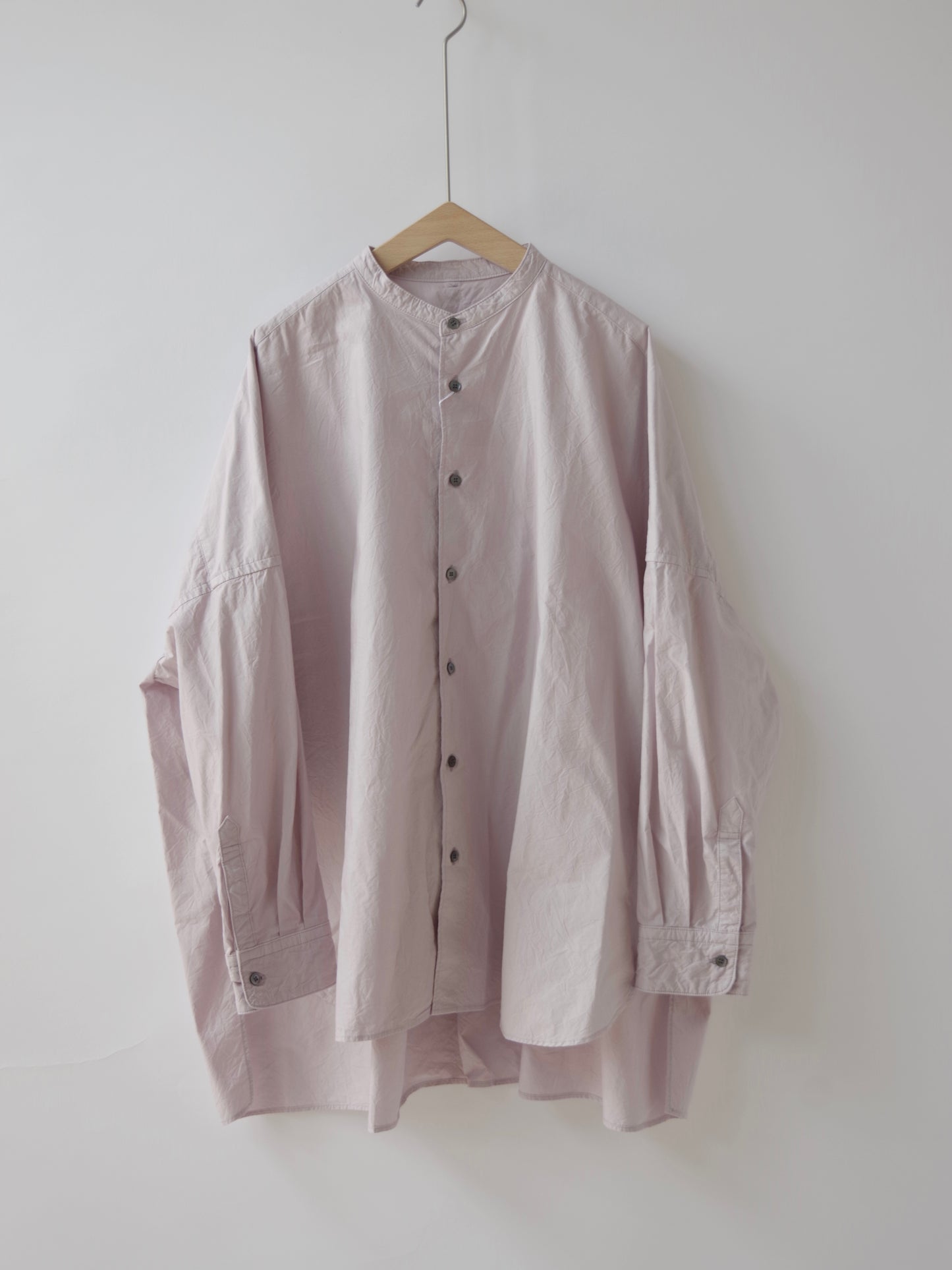 コットンキャッチワッシャー ワイドブラウス (4 color)| yuni