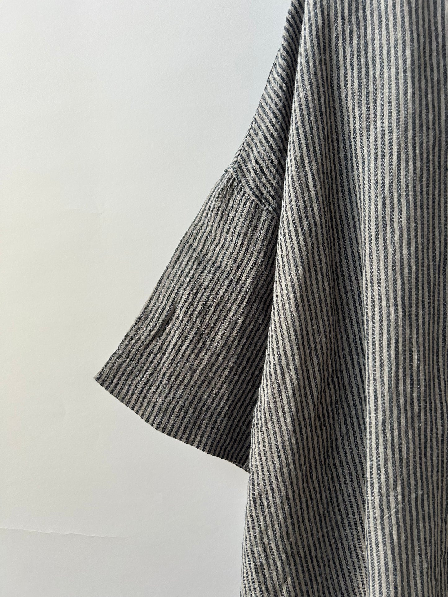 トリプルワッシャーリネンバックボタンシャツ size3 | TISSU