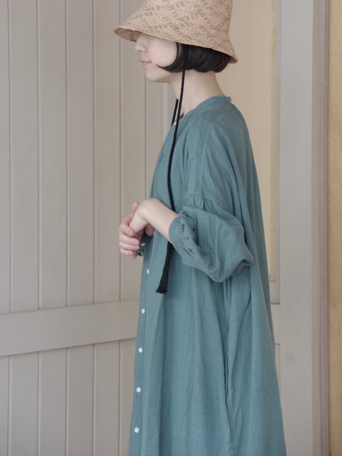 フレンチリネンシャツドレス( 3 colors ) | UNIVERSAL TISSU