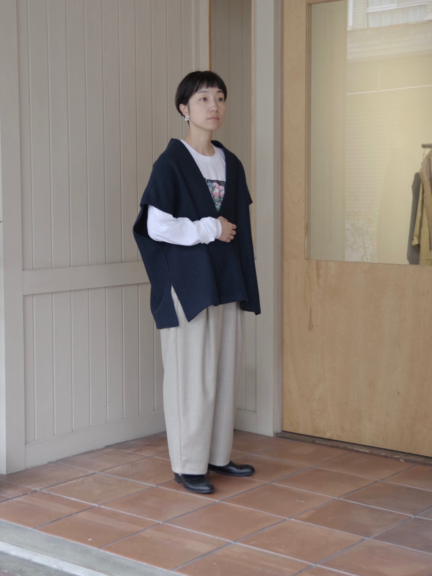 washable wool gum tack パンツ (3 colors) | yuni