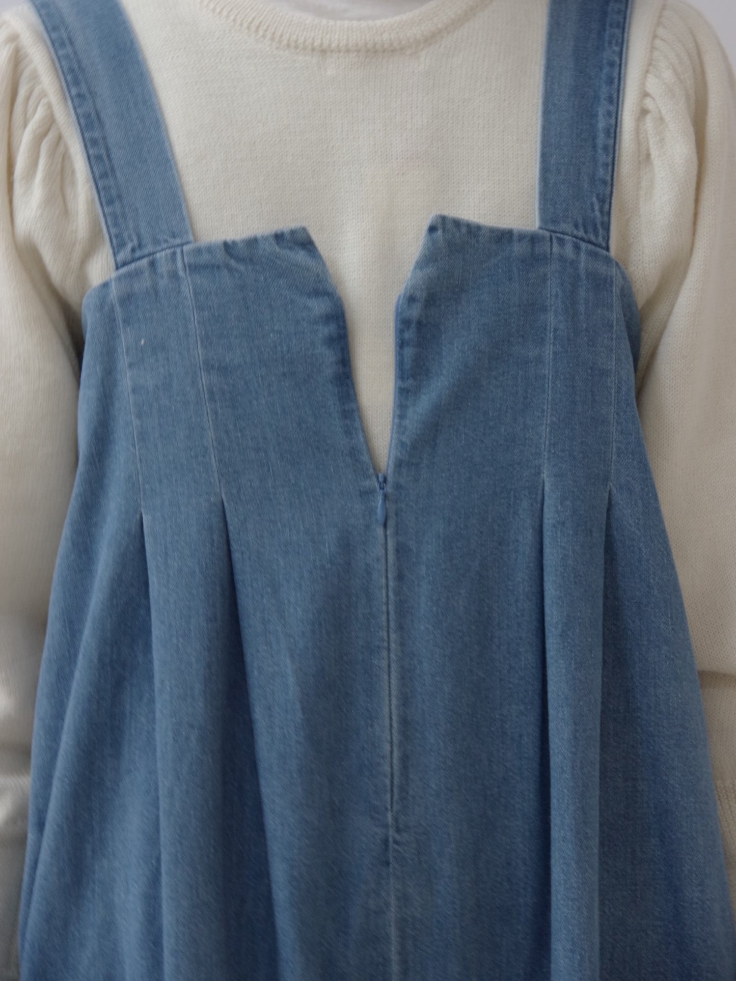 DENIM WIDE OVERALL (2color) | sisisi