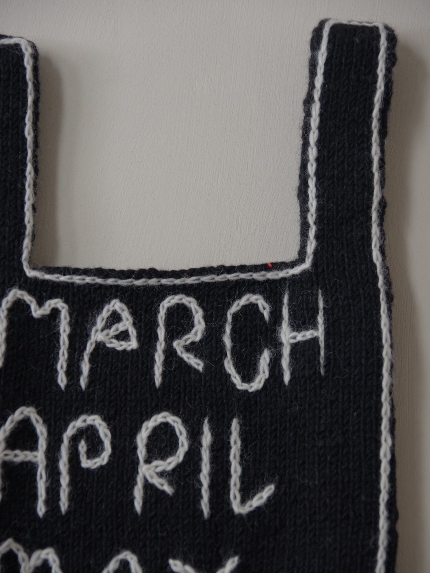 wool knit bag ウールニットバッグ (2clor) | March April May
