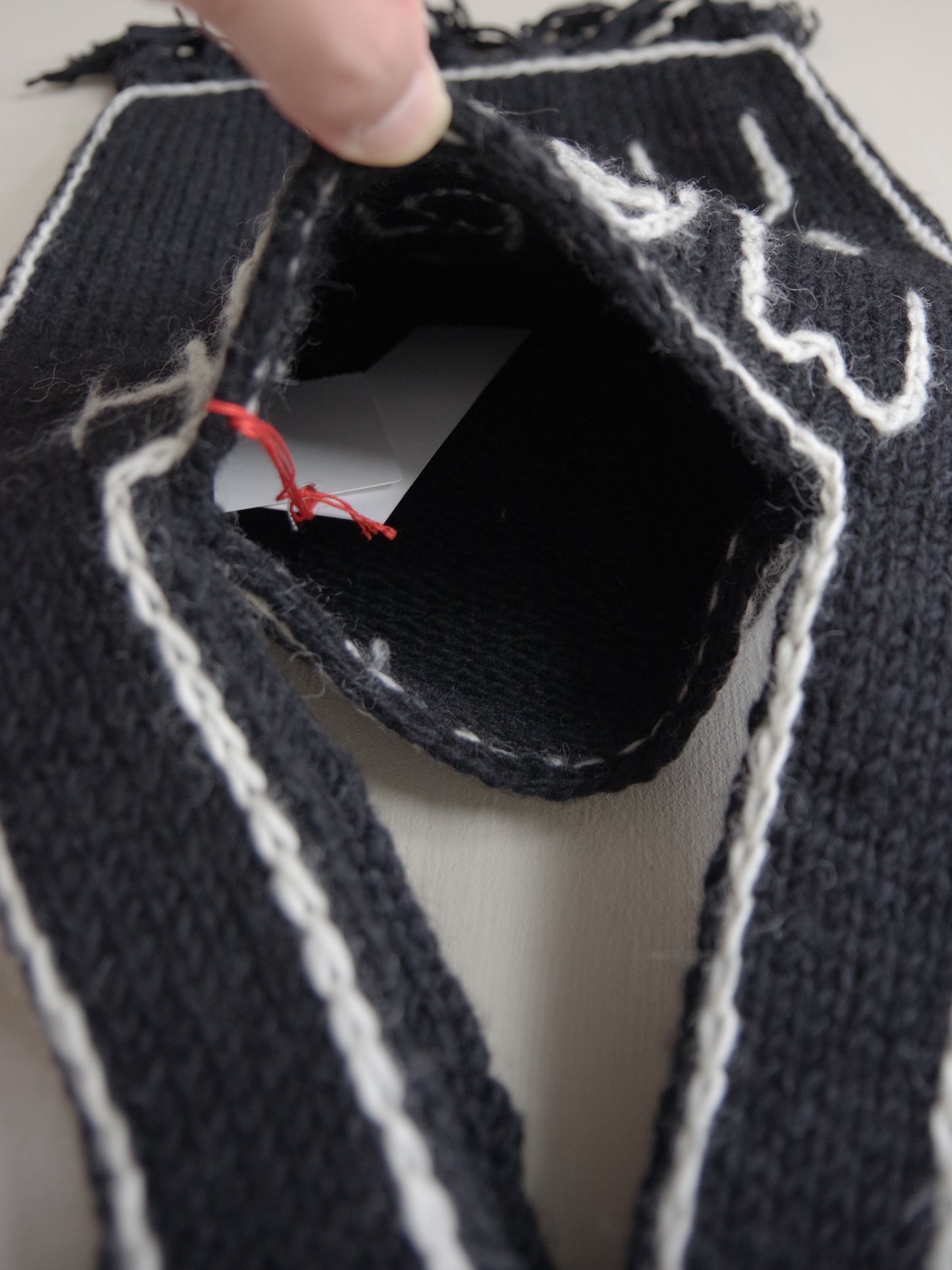 wool knit bag ウールニットバッグ (2clor) | March April May