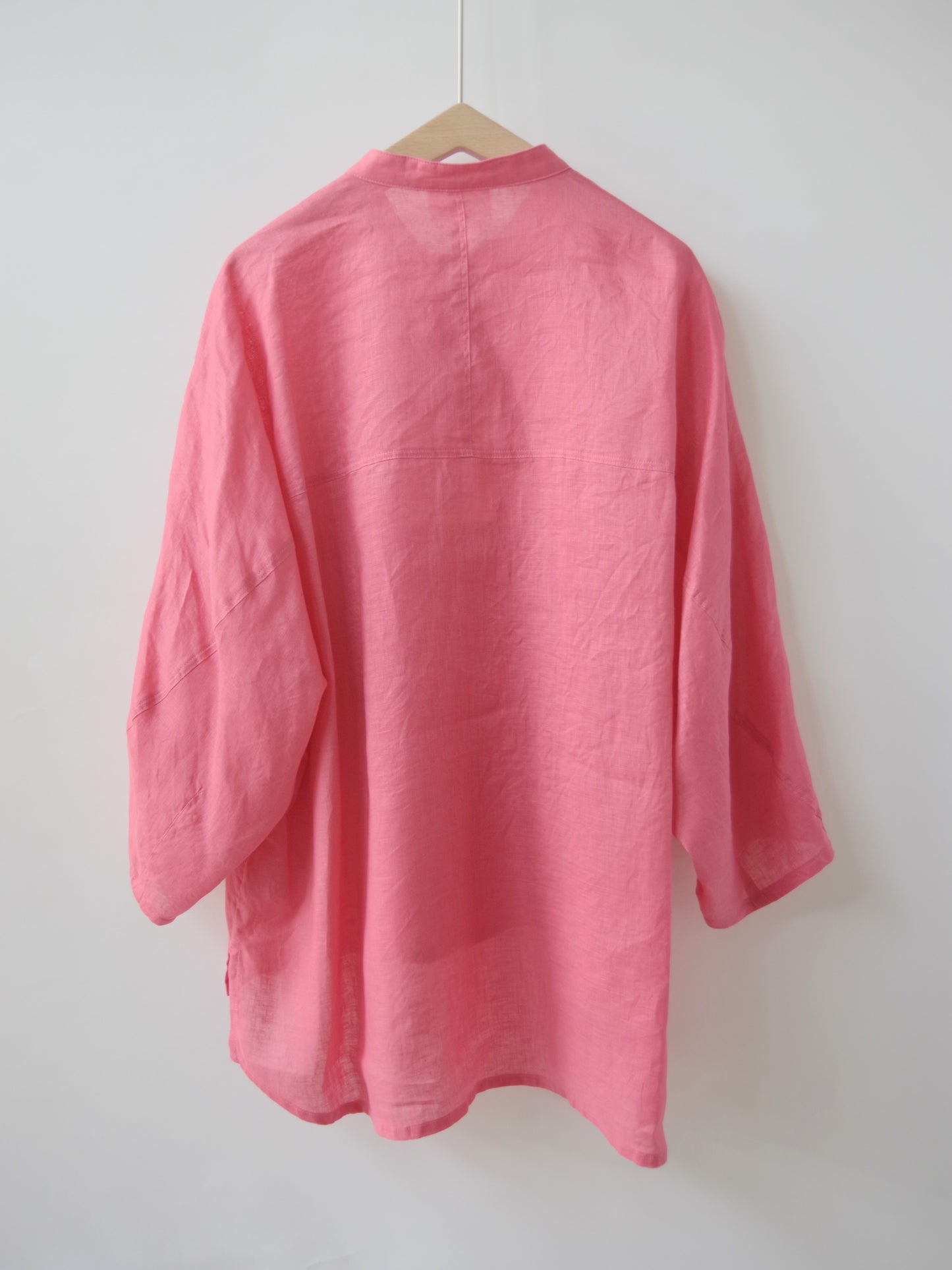 60リネンフレンチリネンコクーンスリーブブラウス | yuni