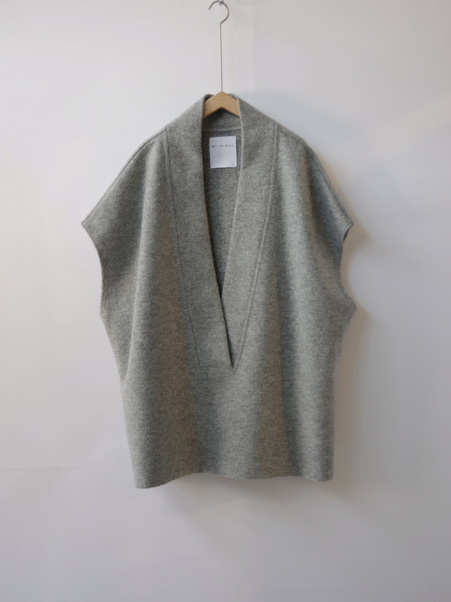 圧縮ウール Vネックプルオーバージレ ( 3 colors) | SI-HIRAI