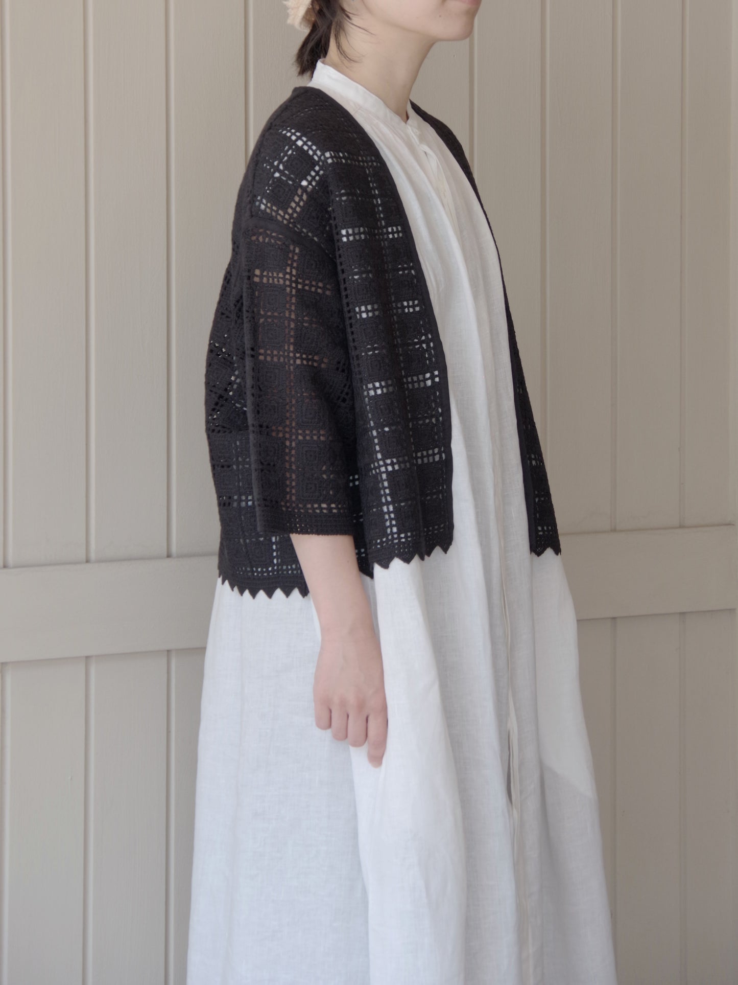 Cotton Lace haori ブラウス | yuni