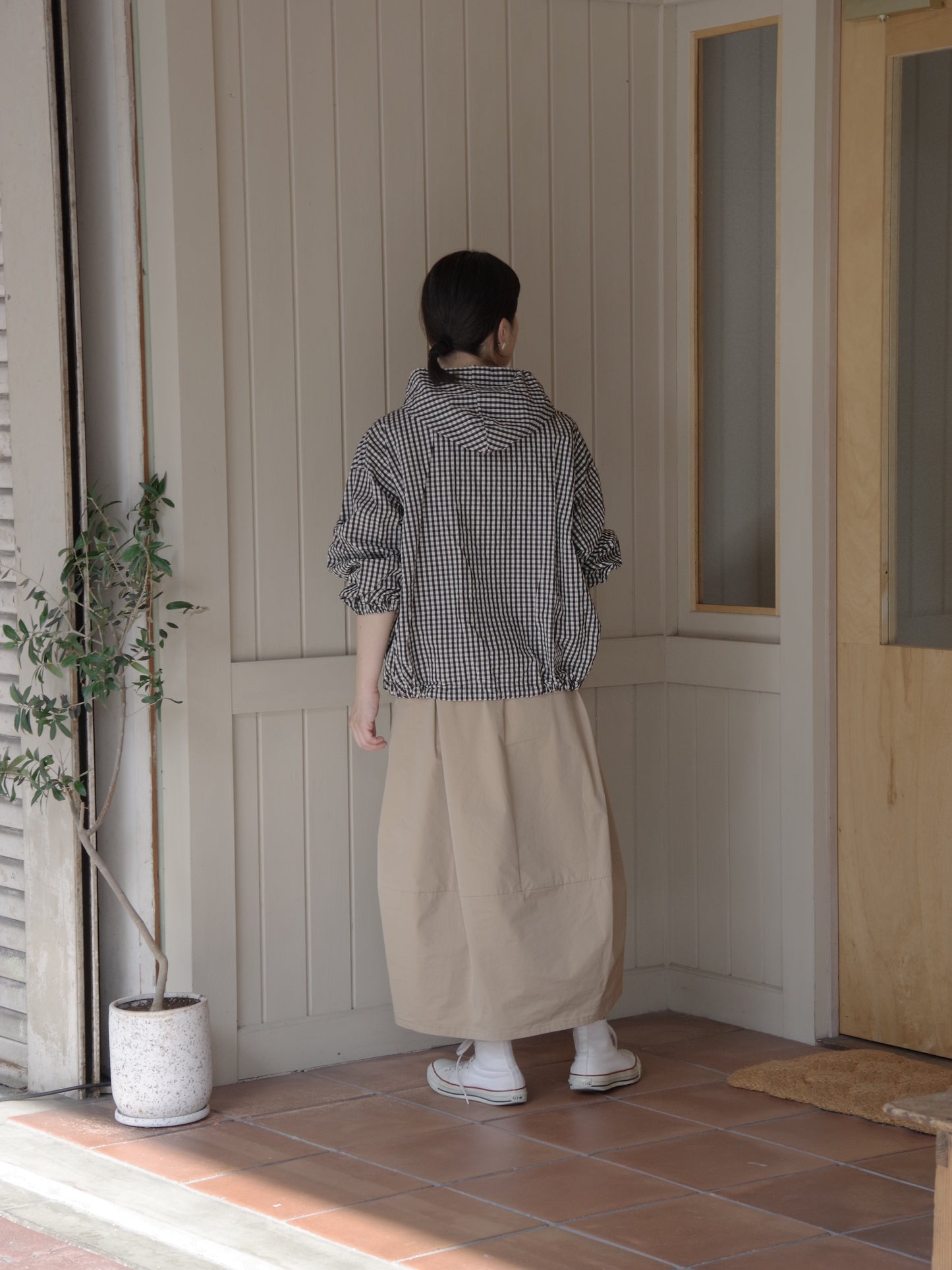 塩縮バーバリーコクーン スカート | HAVERSACK
