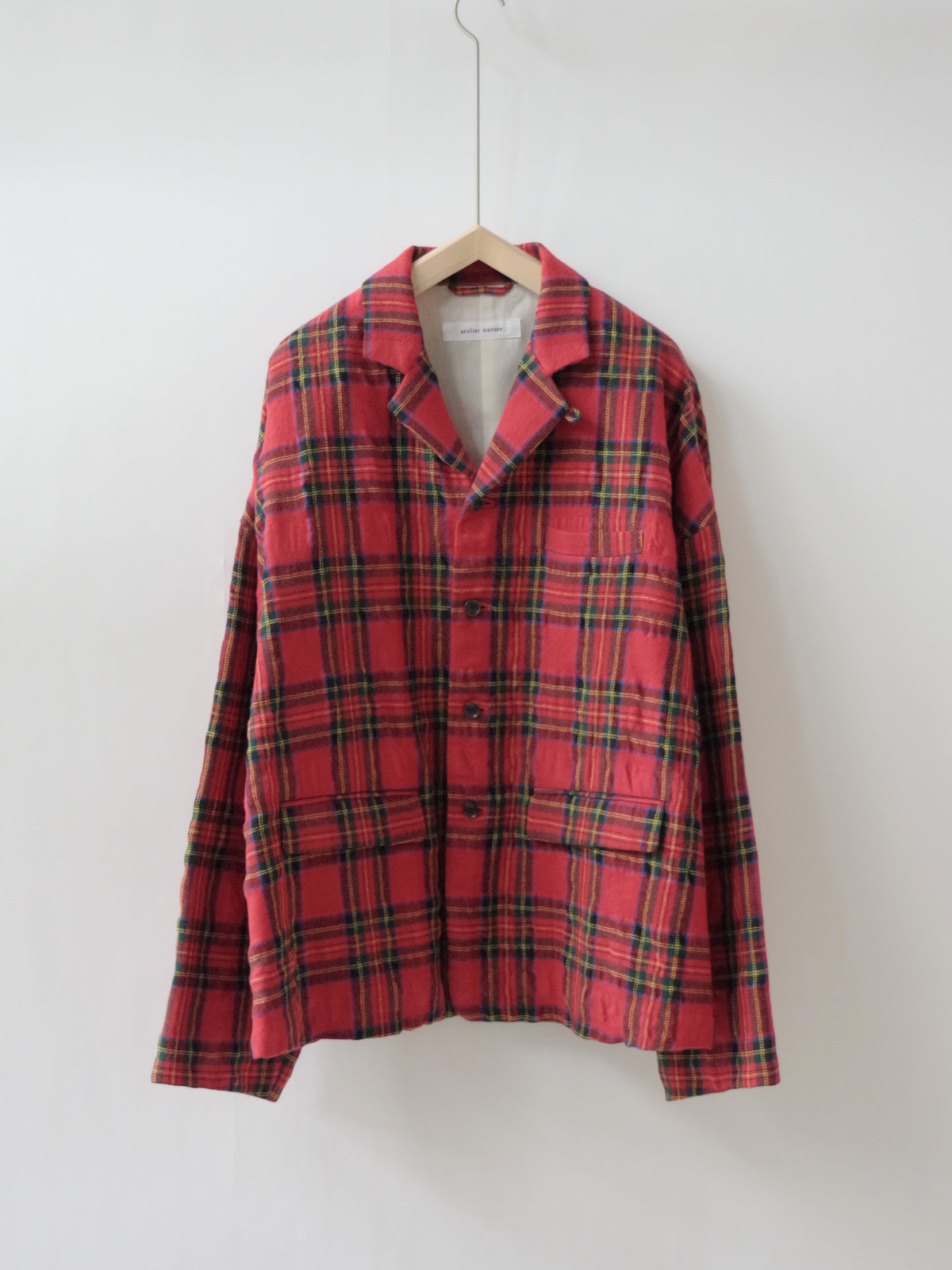 ウールコットン~ tartan check ~ テーラードジャケット | atelier naruse