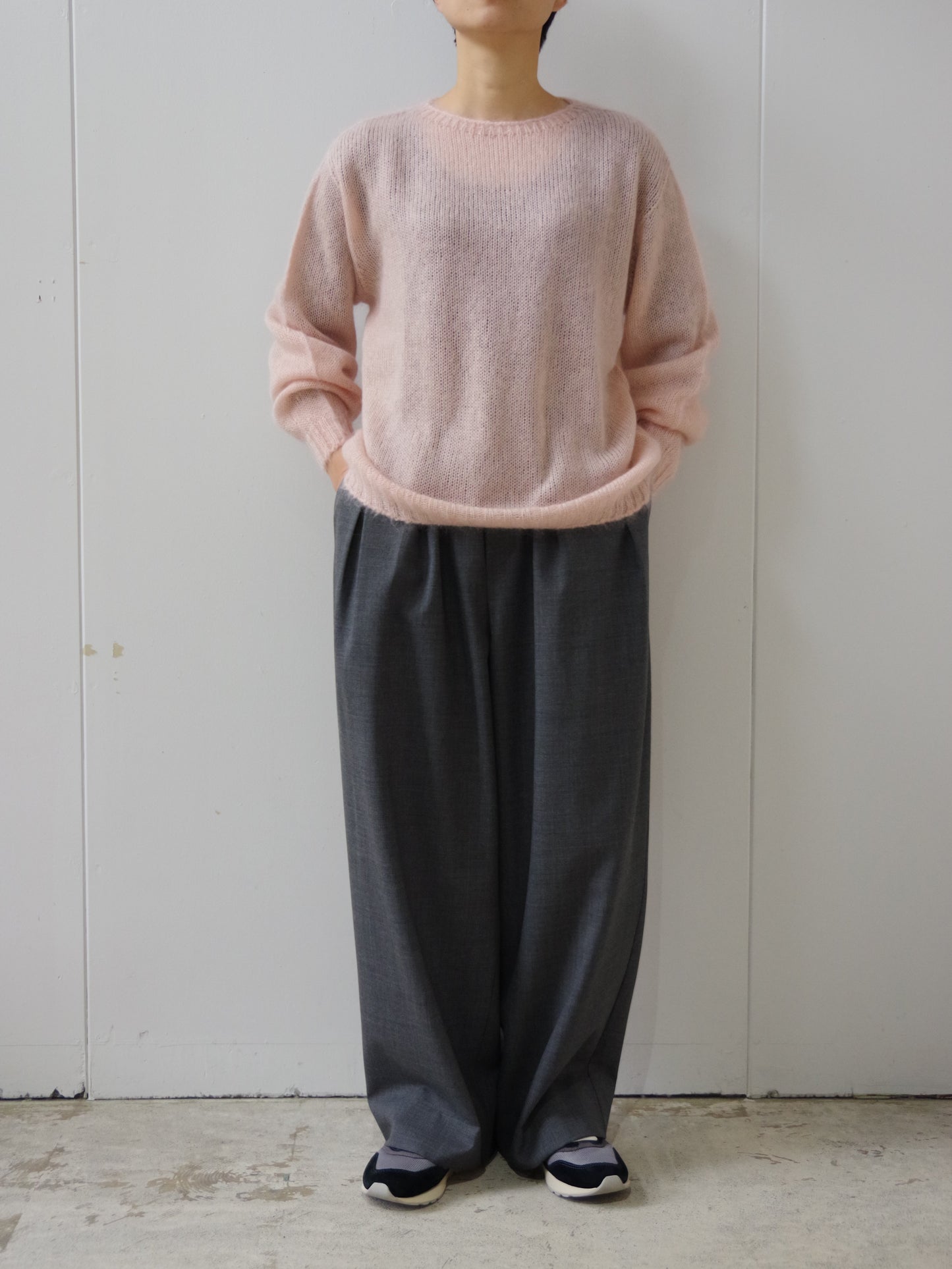 モヘアシルク クルーネック (2color)| koton