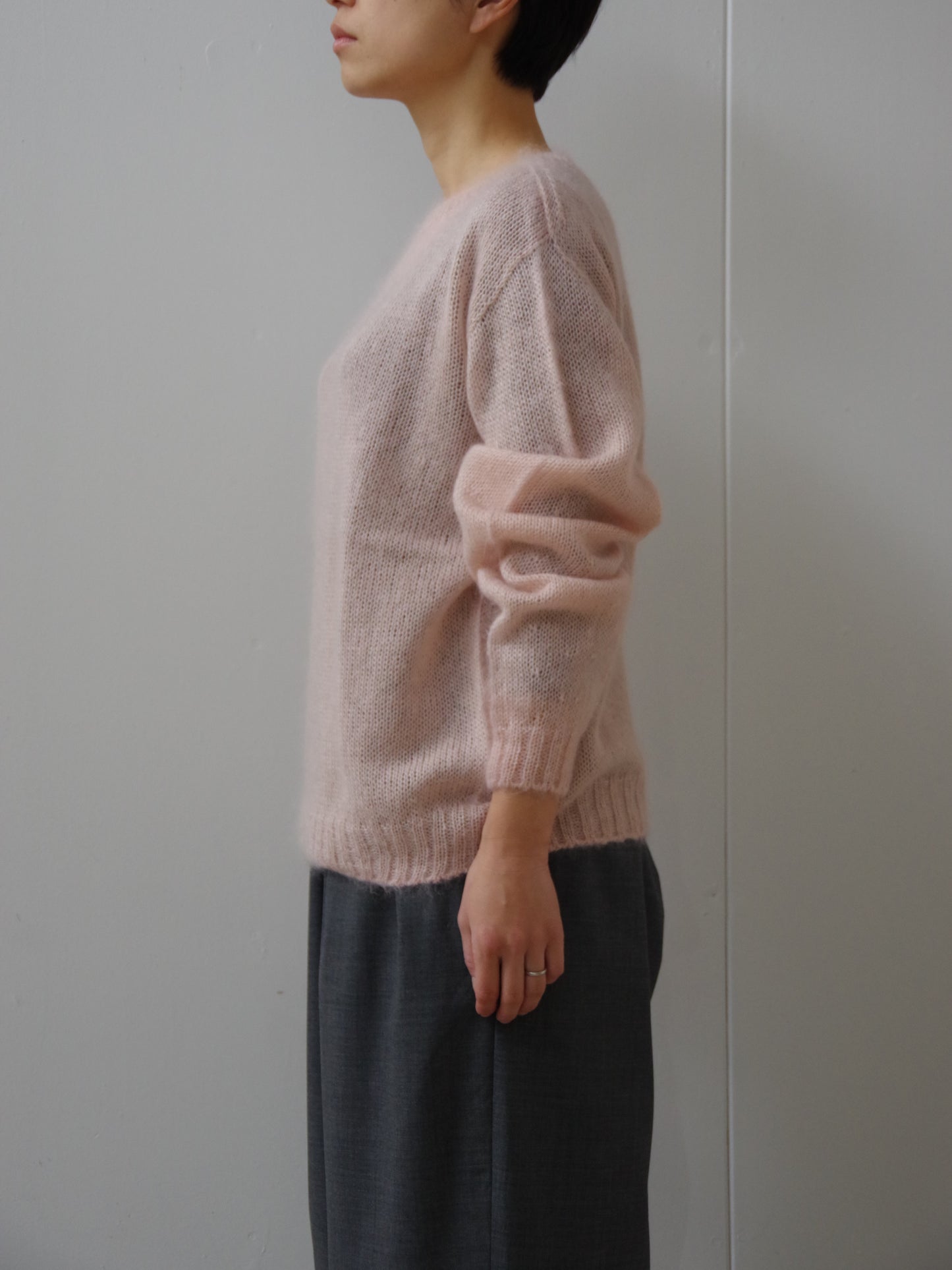 モヘアシルク クルーネック (2color)| koton