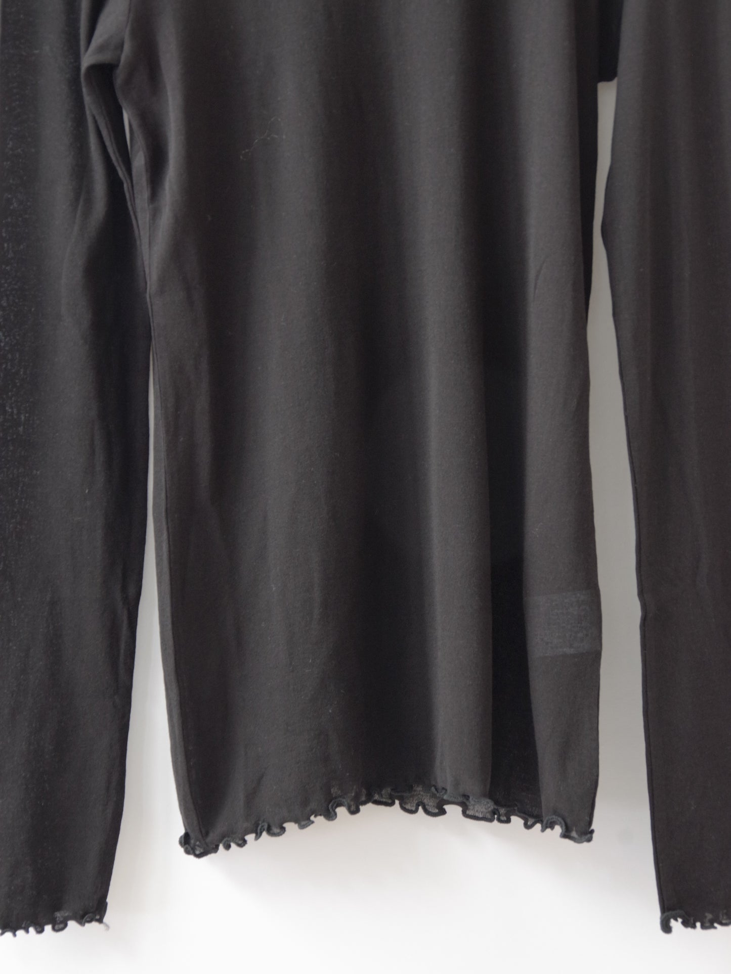 シアーハイツイストコットンハイネックプルオーバー | Hands of creation