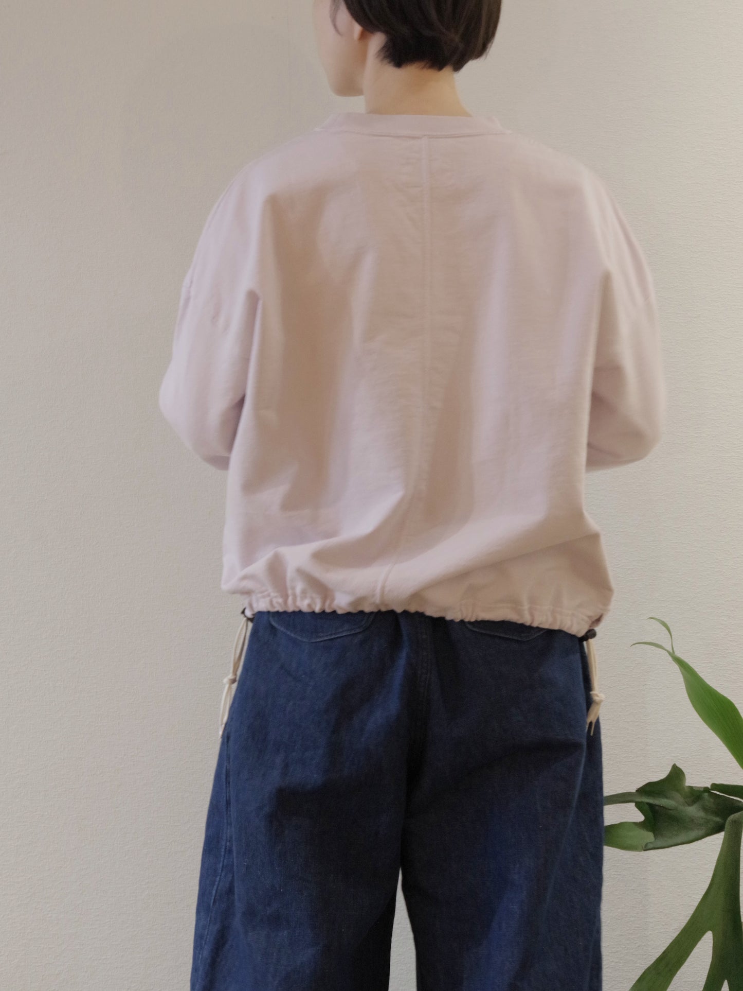 USAコットン裏毛 ブラウジングヘムプルオーバー | Hands of creation