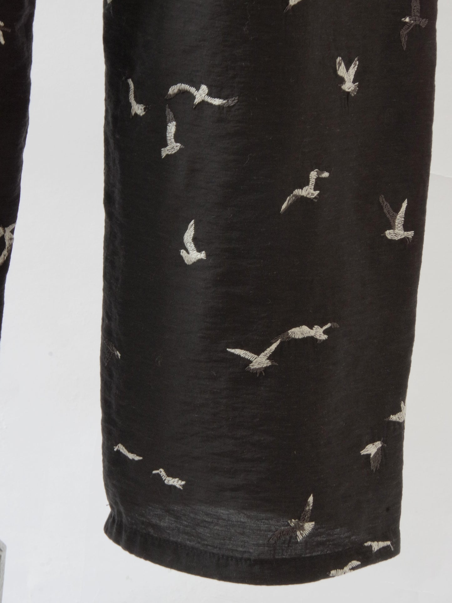 bird刺繍 drawstrings パンツ | yuni