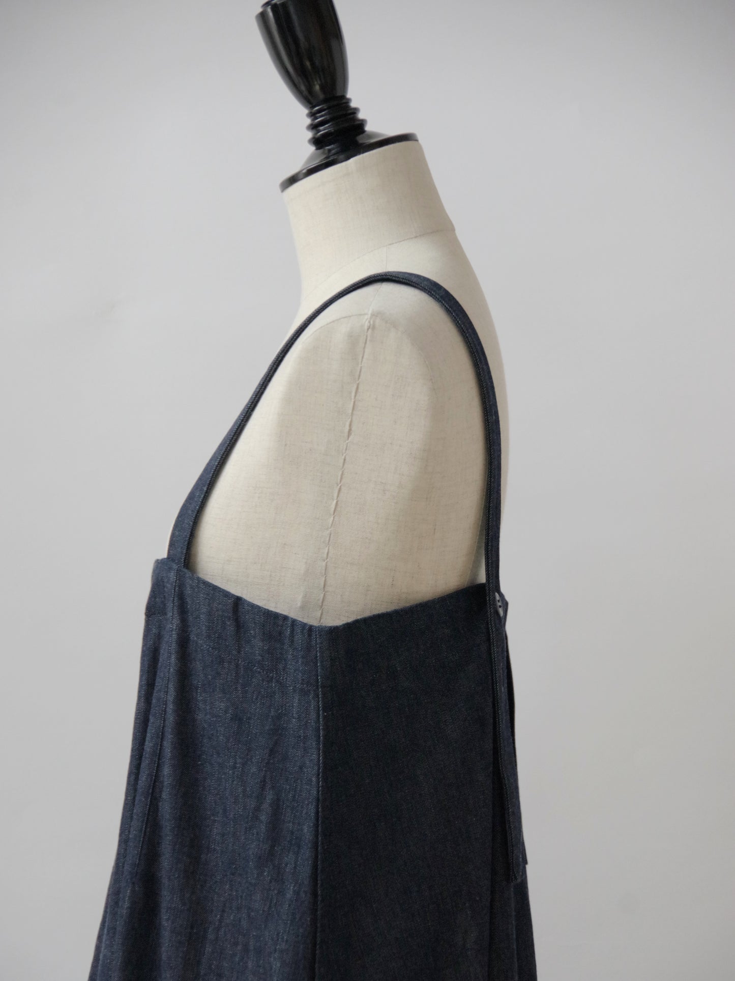 8.5ozライトデニム ロングサロペット | HAVERSACK