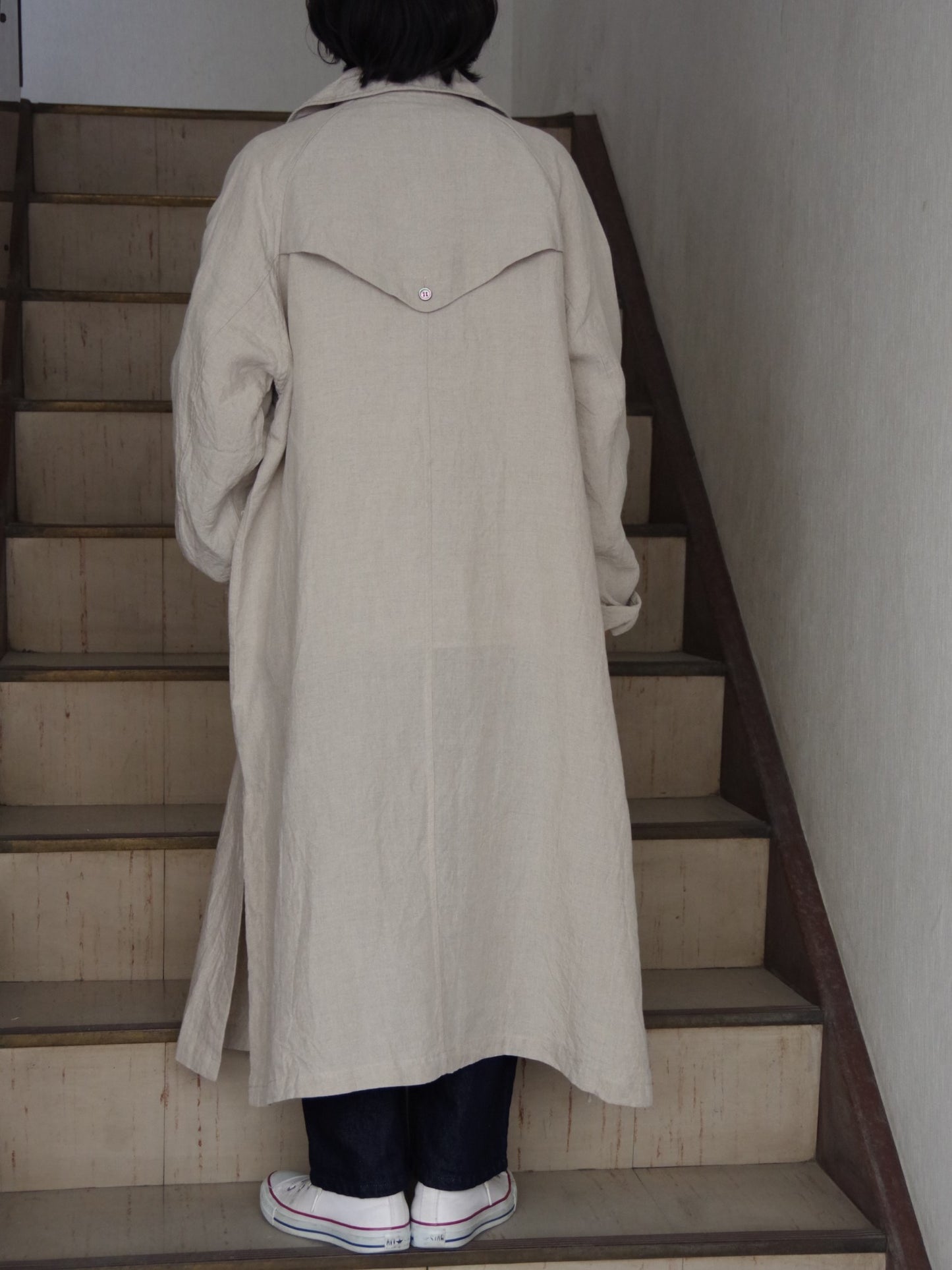 40リネン HIGH DENSITY EFFORTLESS TRENCH | UNIVERSAL TISSU