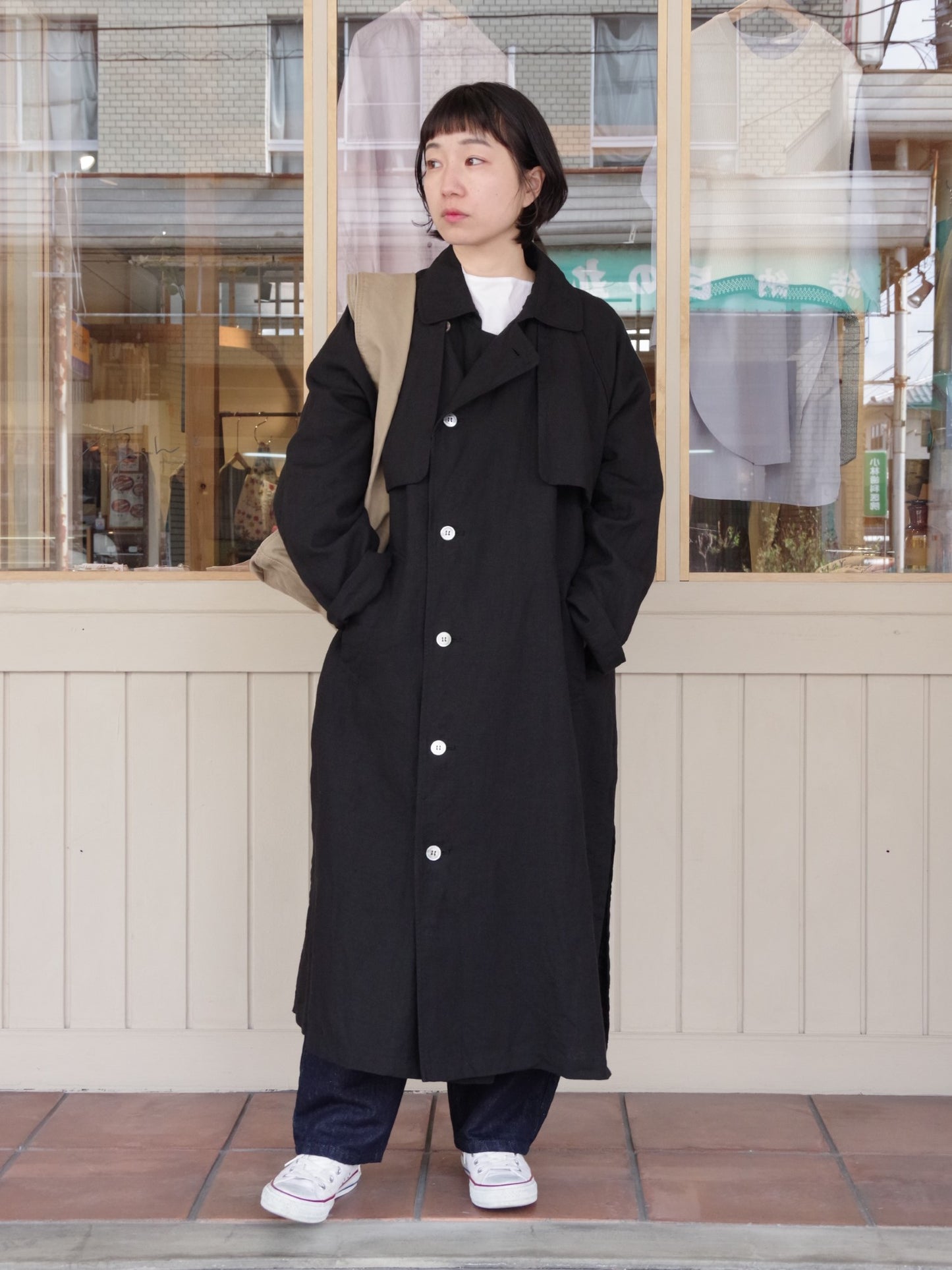 40リネン HIGH DENSITY EFFORTLESS TRENCH | UNIVERSAL TISSU