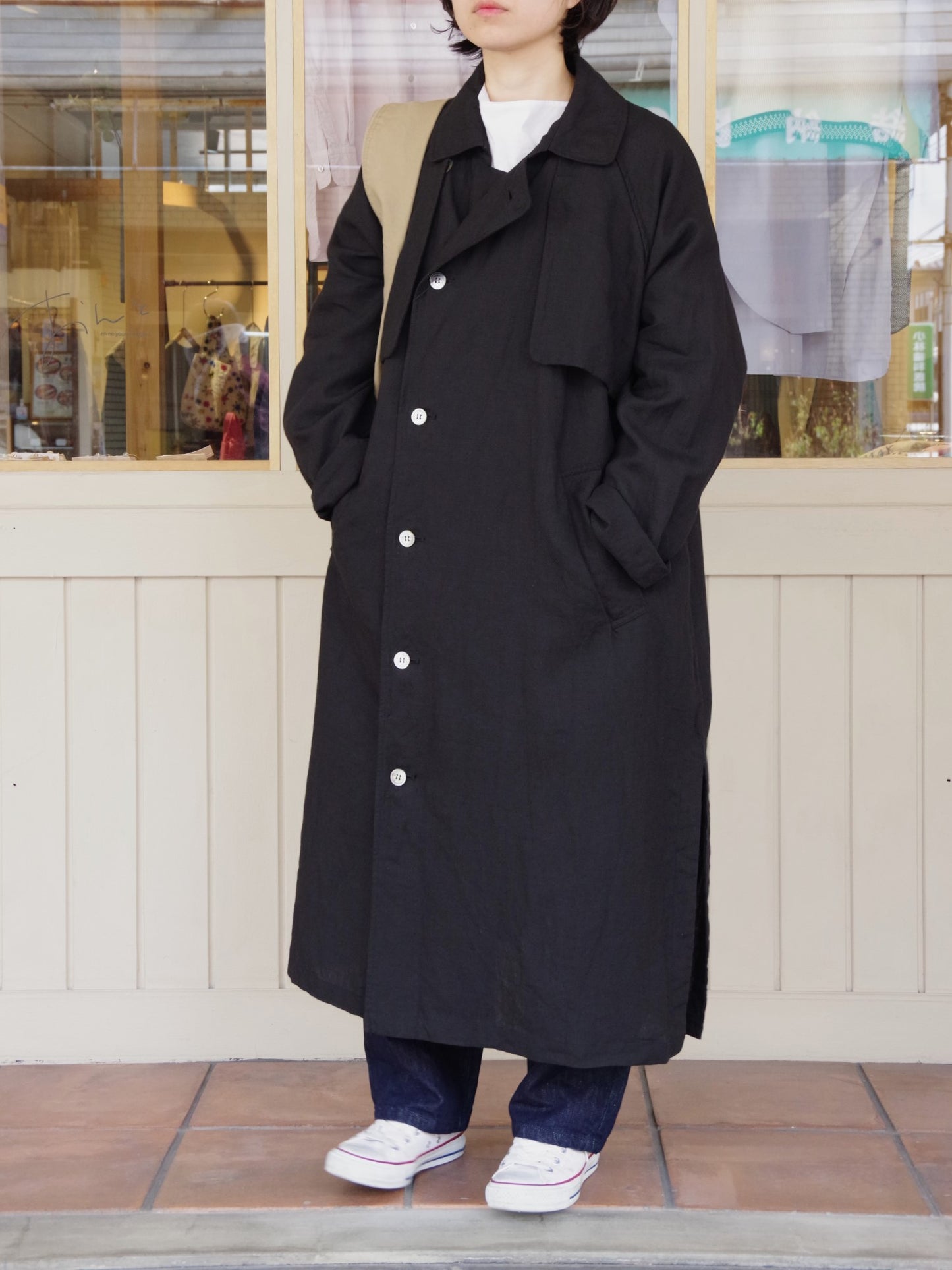 40リネン HIGH DENSITY EFFORTLESS TRENCH | UNIVERSAL TISSU