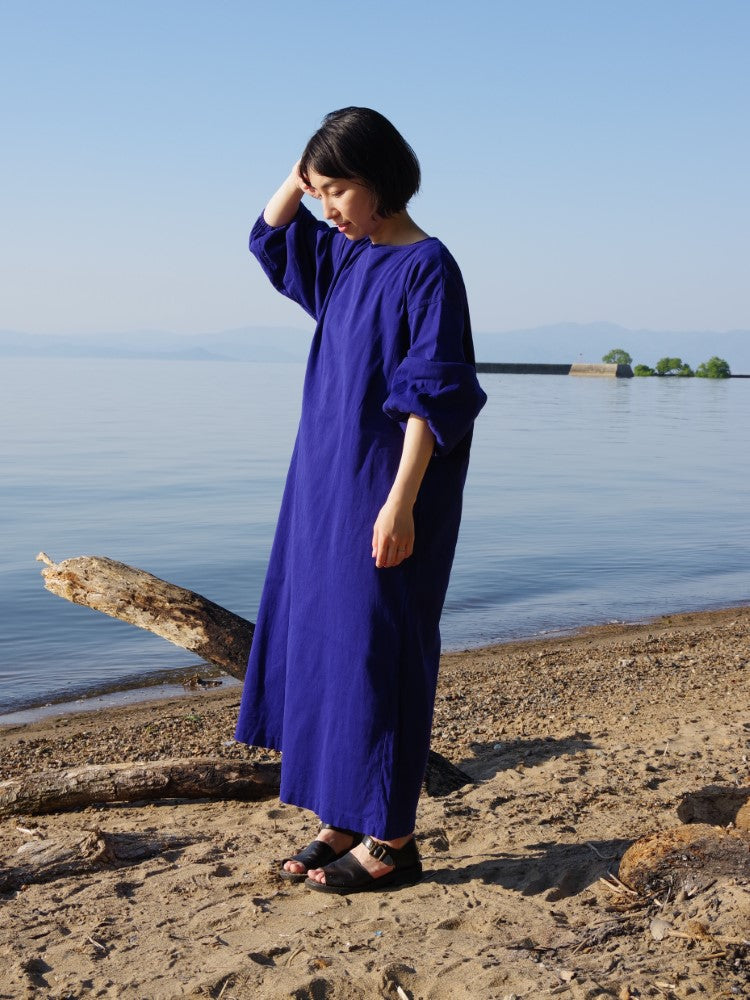 onde 高島ちぢみハンドダイワンピース