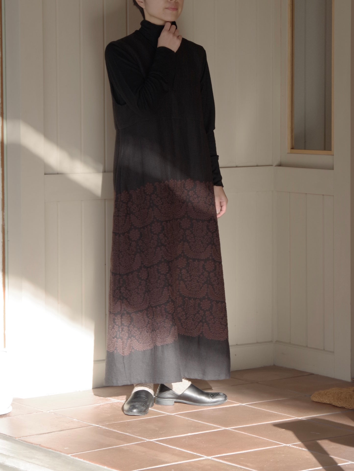 irasos embroidery ジャンパードレス | qiri